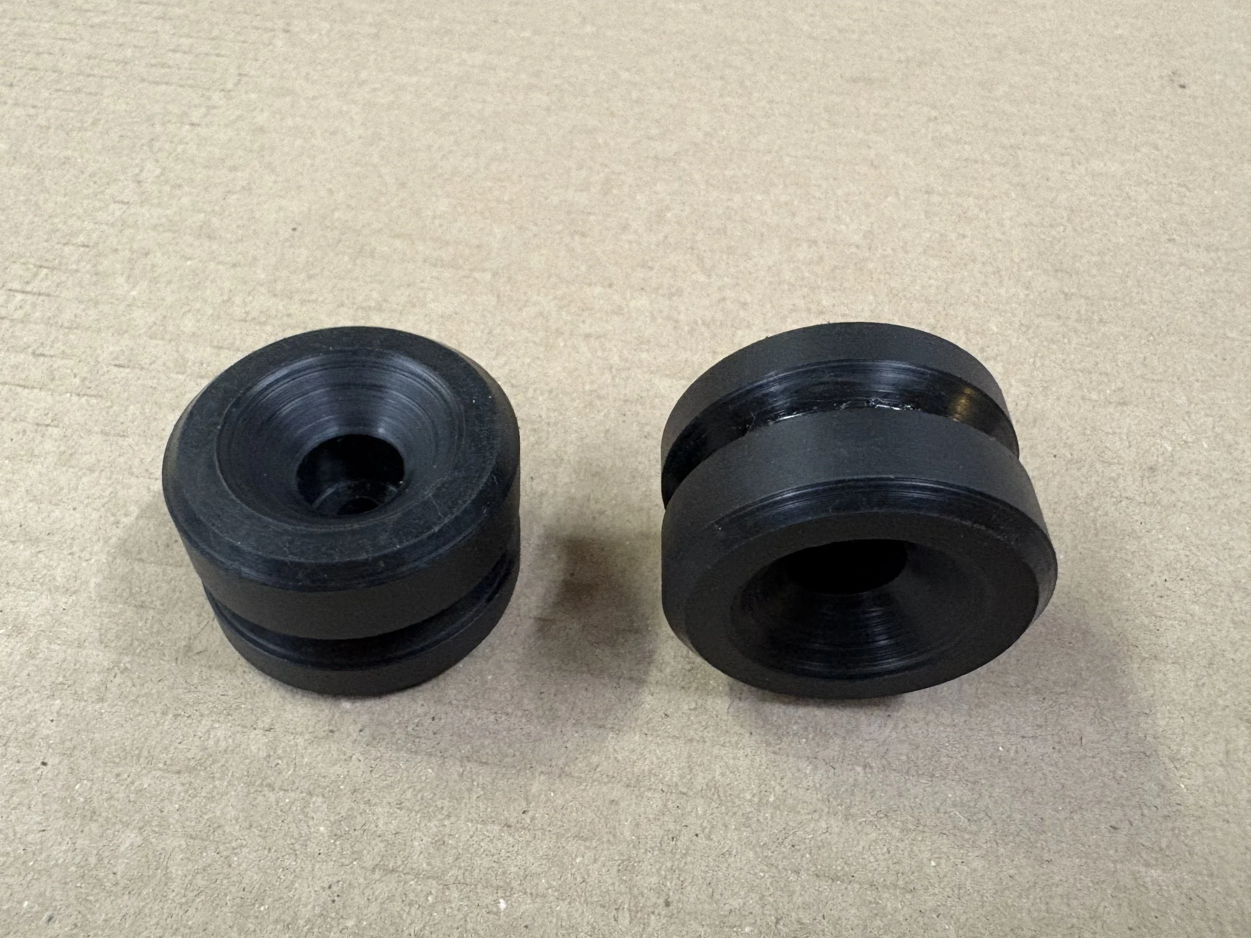 pitbike crash bobbin axle sliders paddock stand groove 4.JPG