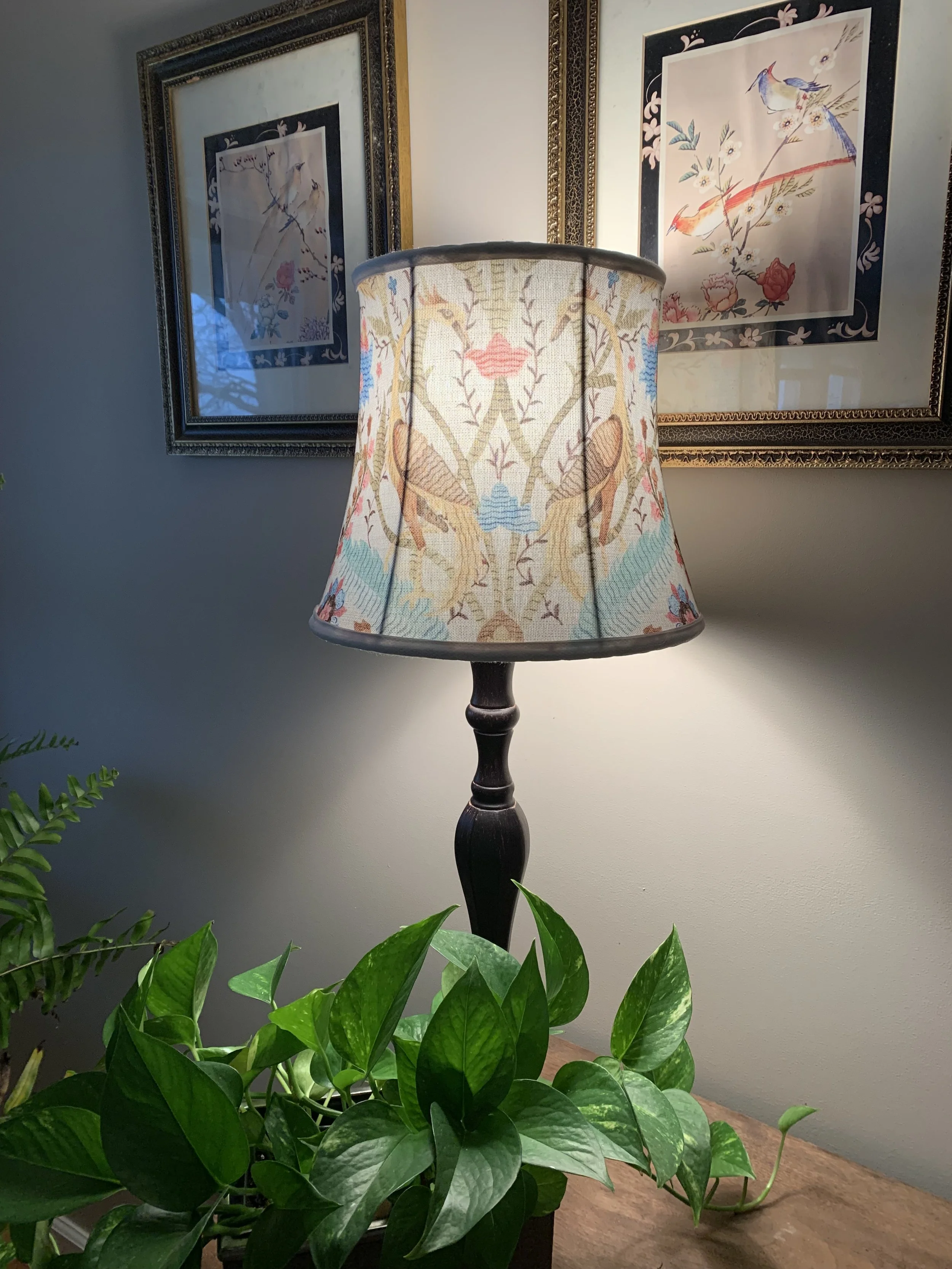 Goldfinch Handsewn Lampshade
