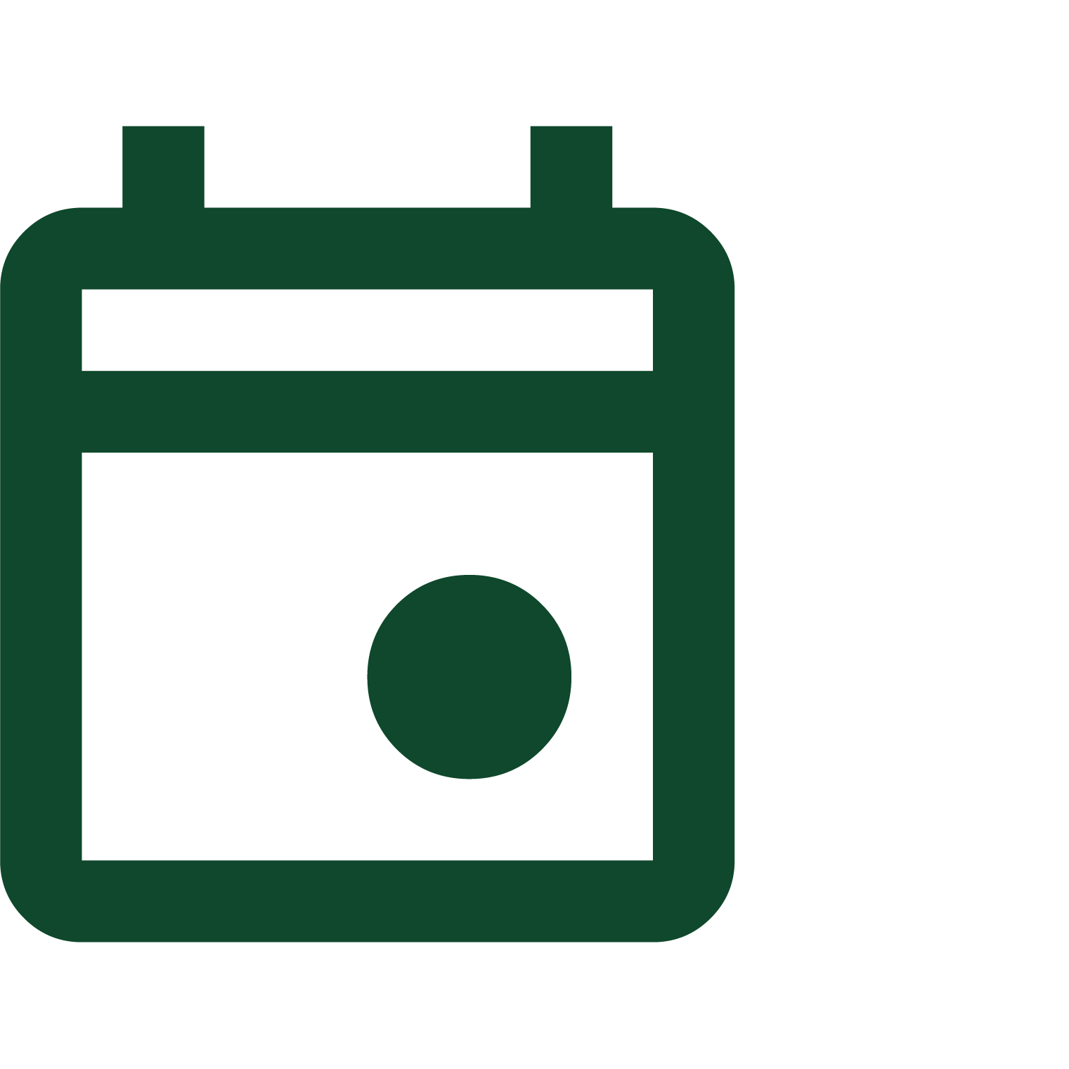 Icon of a calendar