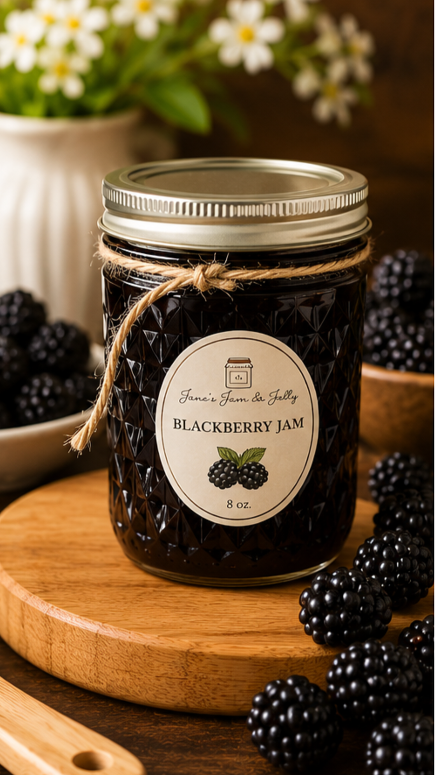 Blackberry Jam 8 oz.