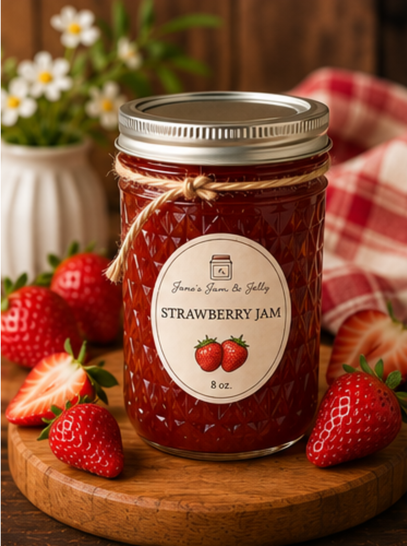 Strawberry Jam 8 oz.