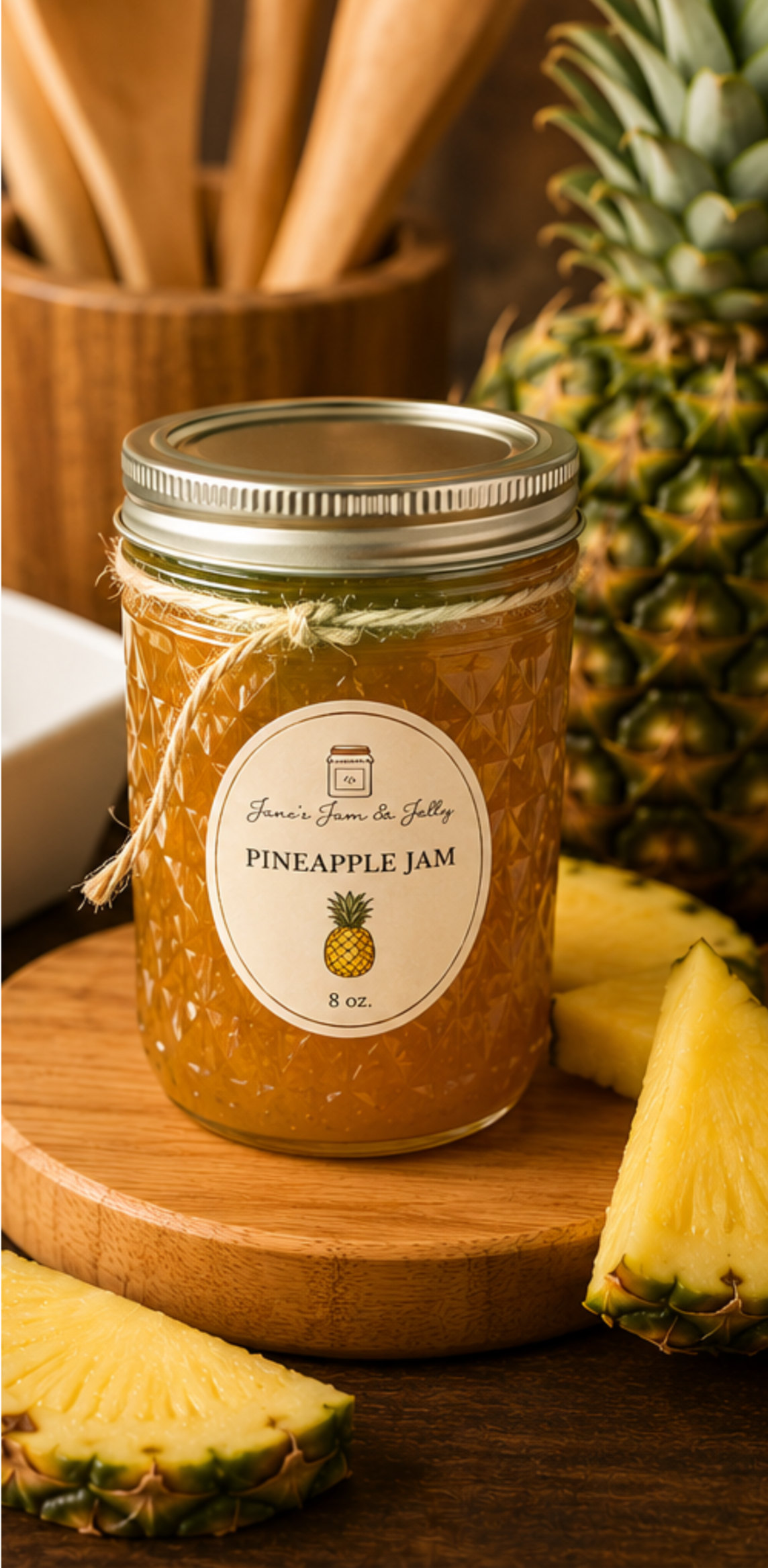 Pineapple Jam 8oz.
