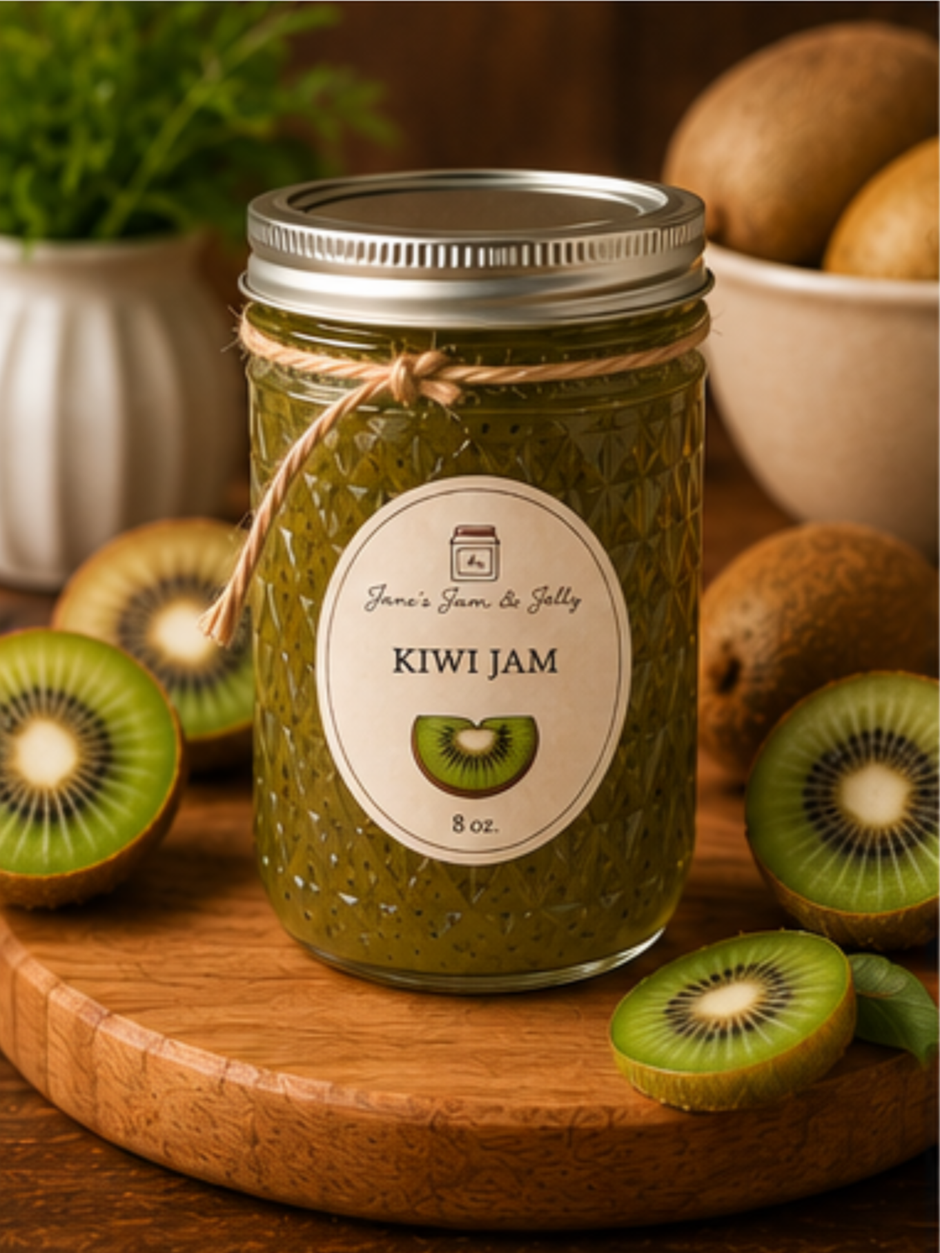 Kiwi  Jam 8 oz