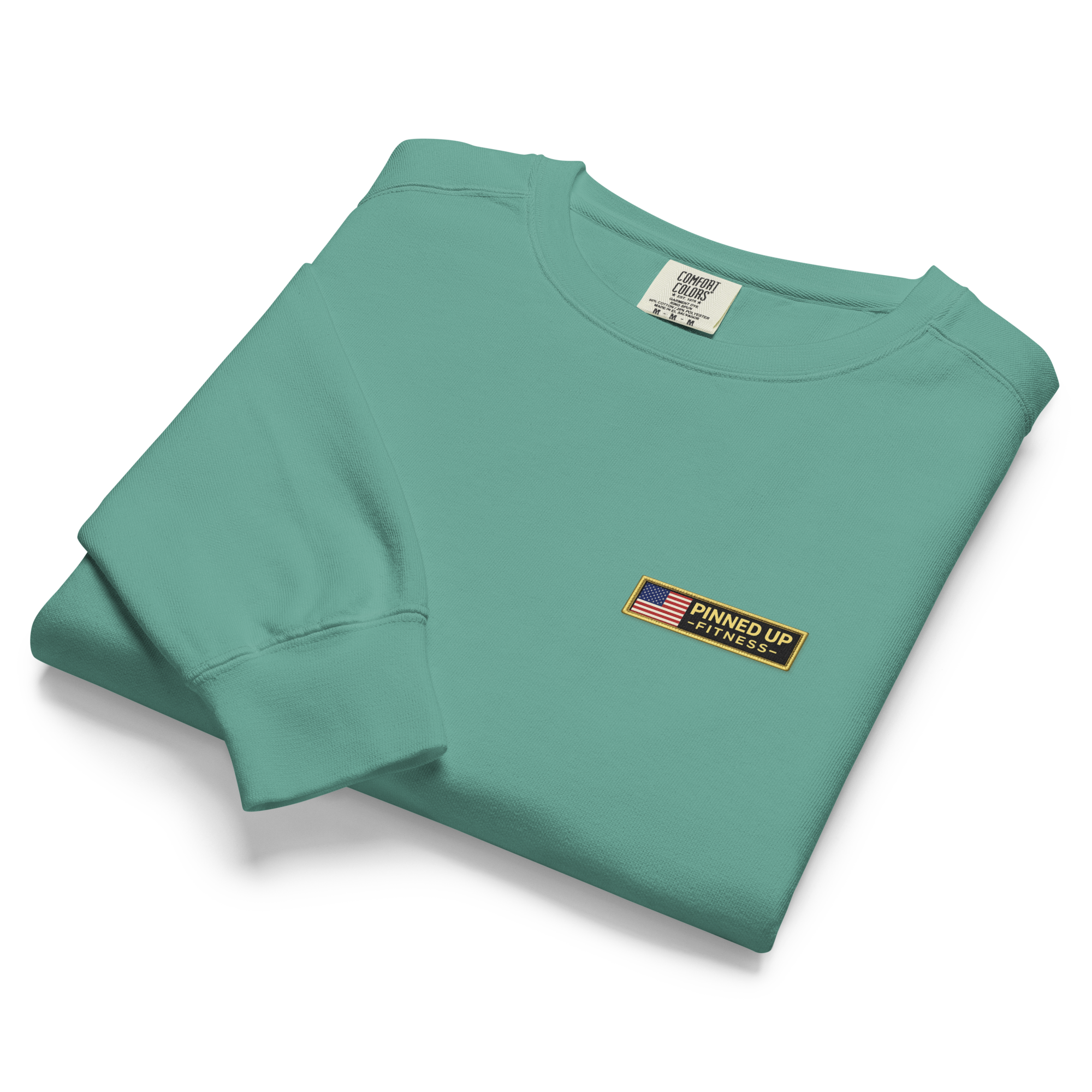 unisex-garment-dyed-sweatshirt-seafoam-front-6970db5f4d827.png