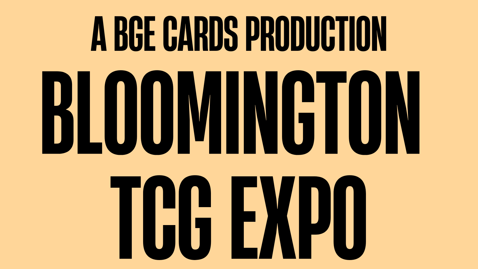 Bloomington TCG Card Expo 1/24