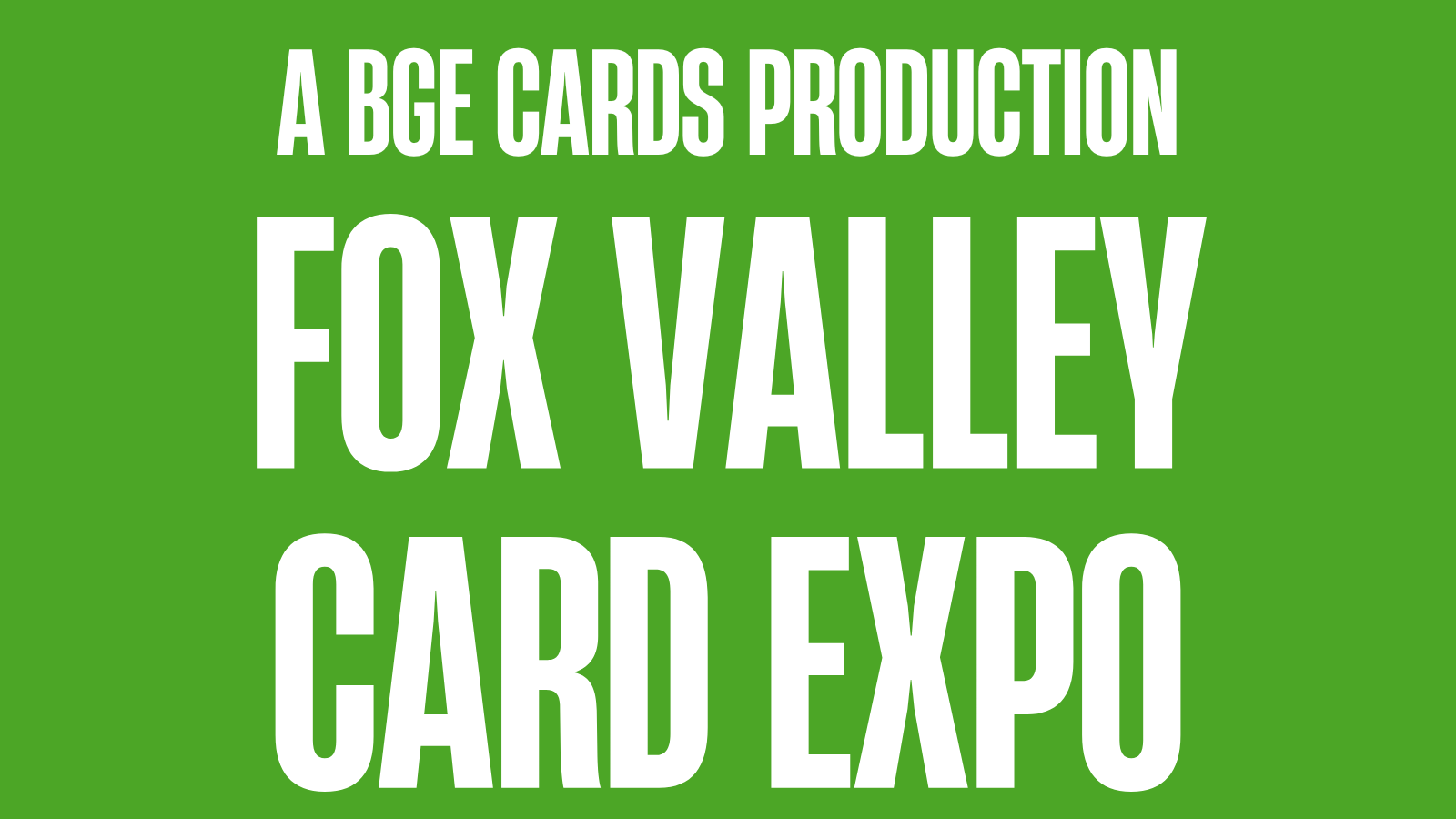 Fox Valley Card Expo 1/16