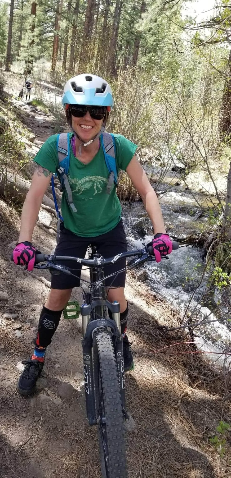 Midlife mom mountain biking