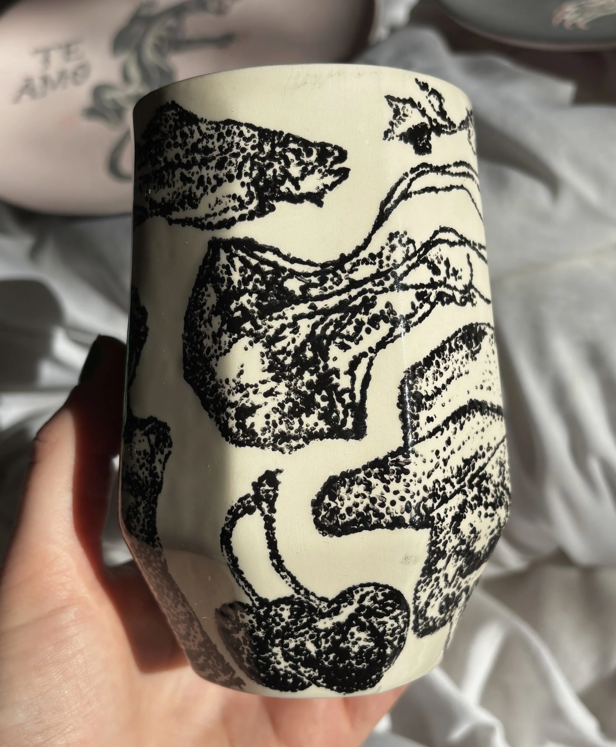 Pointillism Study, 1 of 8. Recreating past small art projects dot by dot. 