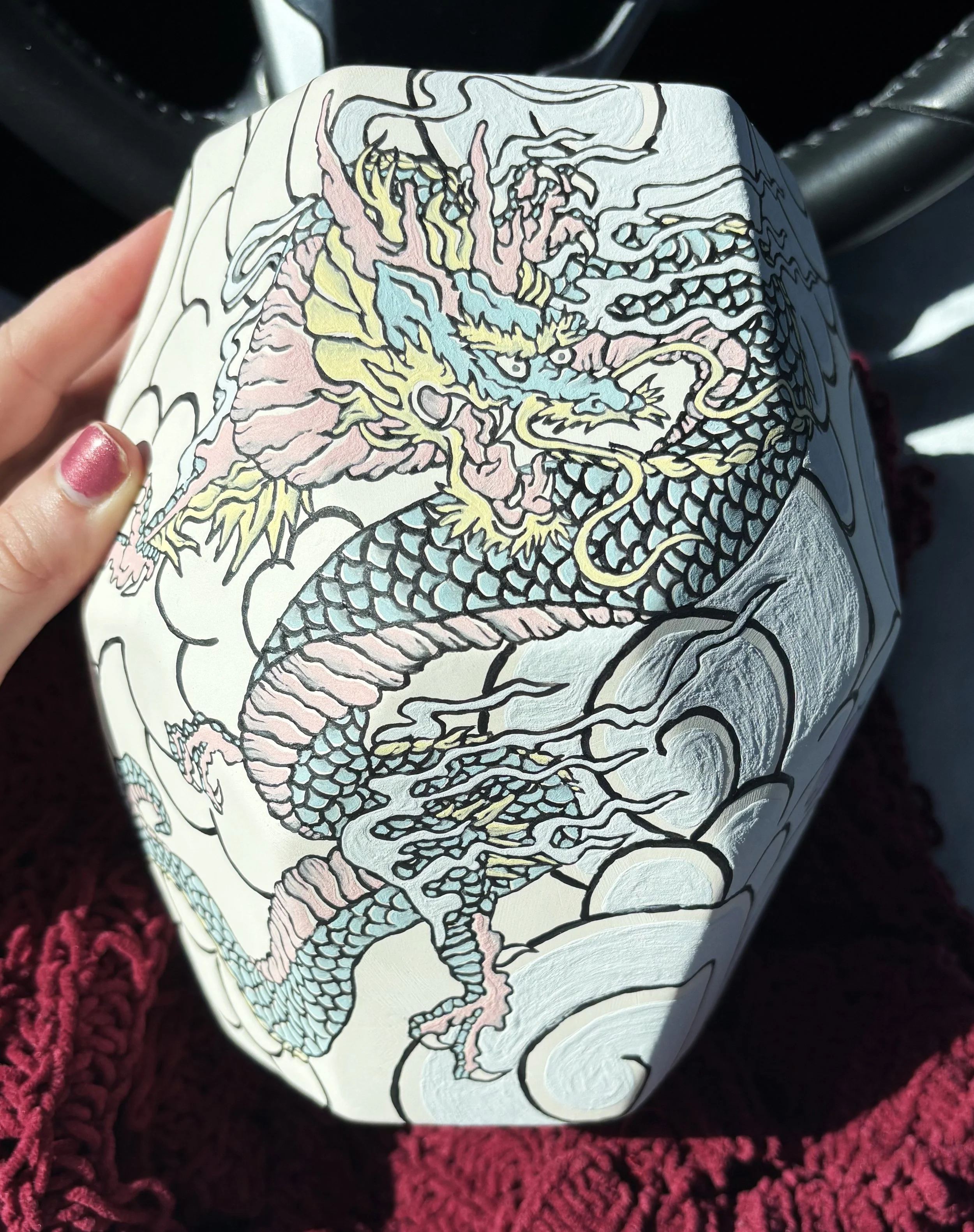 "Among the Clouds", 5 of 6. Almost completely painted!