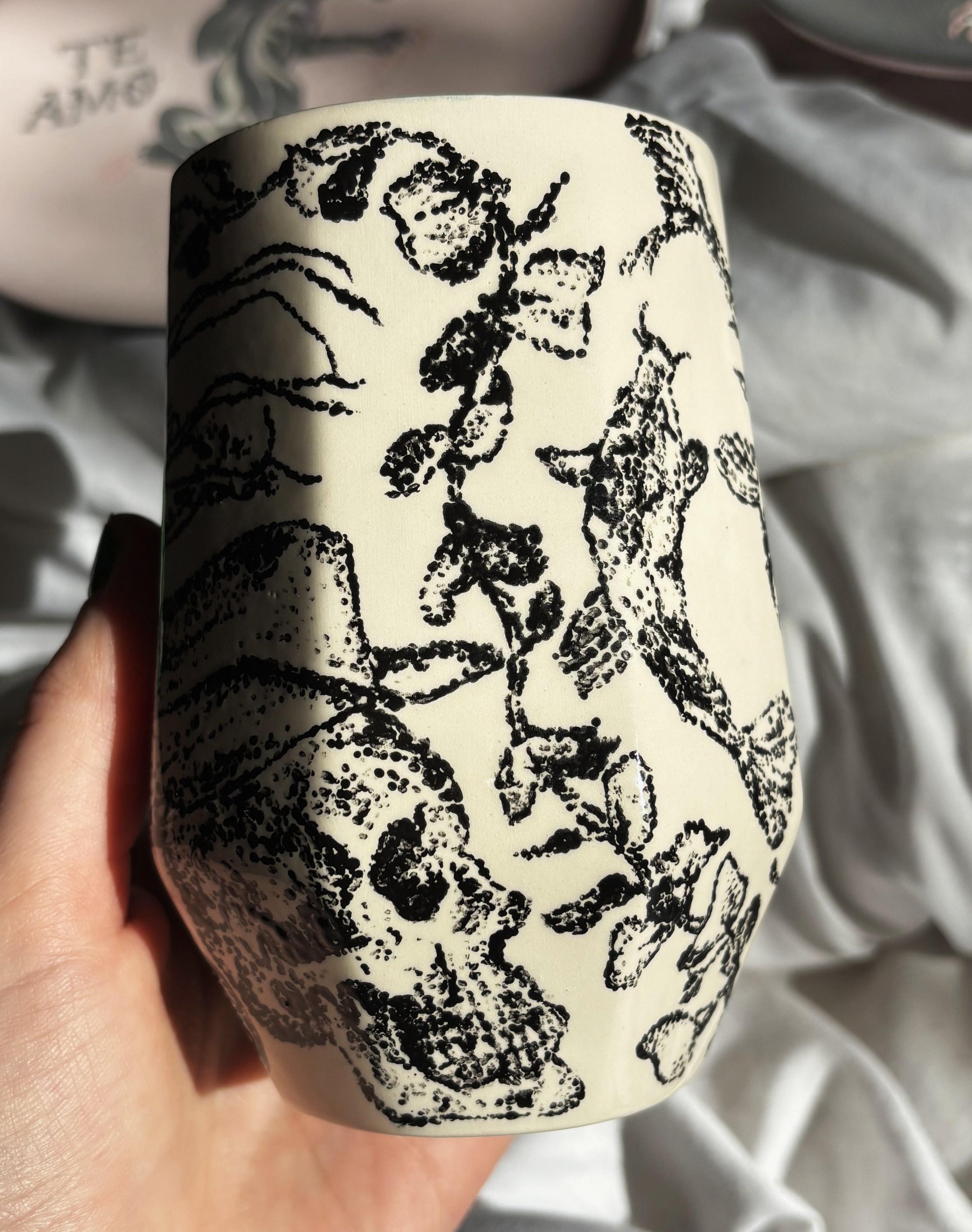 Pointillism Study, 7 of 8. Recreating past small art projects dot by dot. 