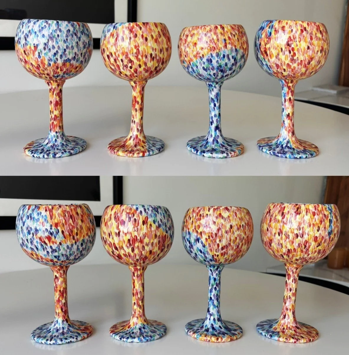 wine glasses, fully painted and fired.jpg