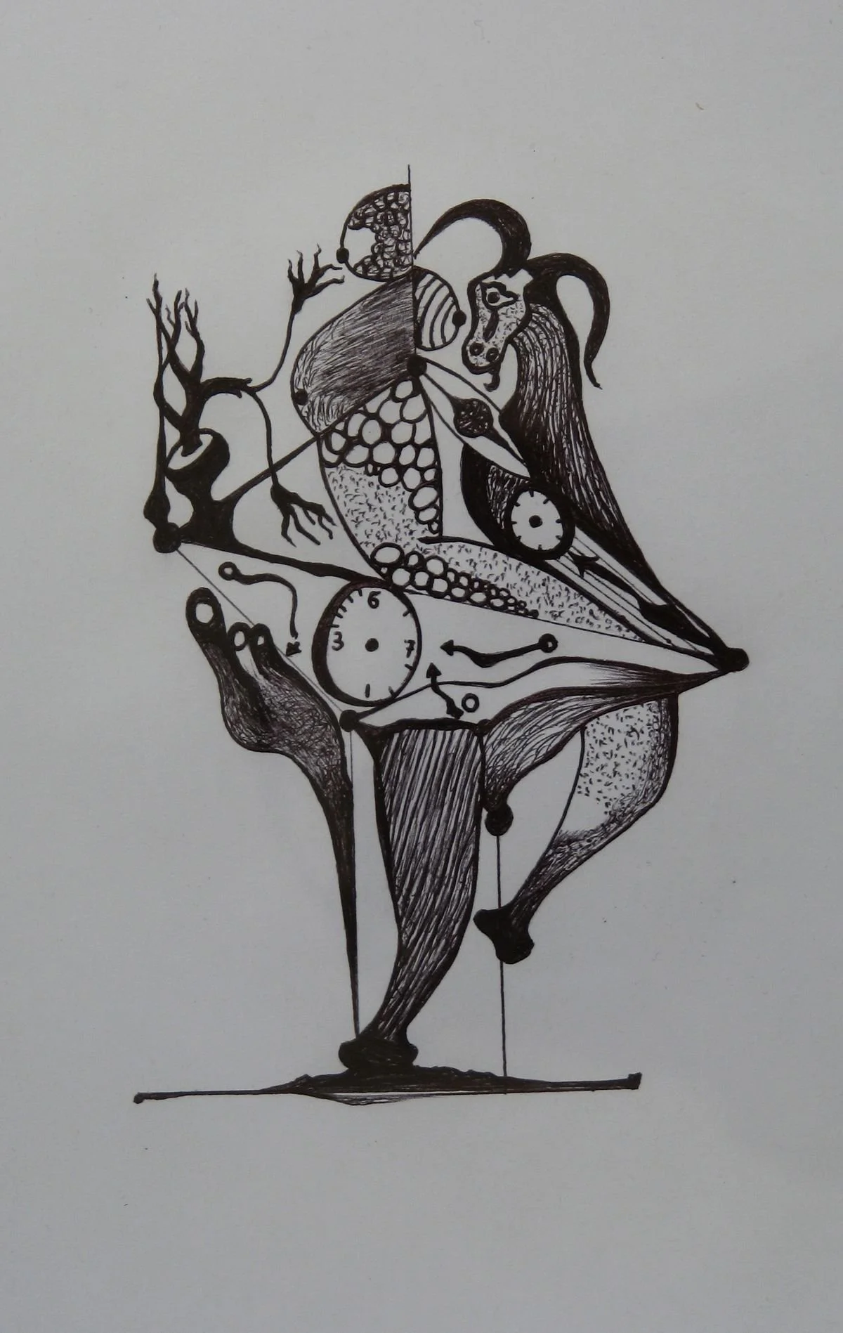 "Pleasure in a Broken Time"
Pen on Paper
Yogyakarta, March 2012
