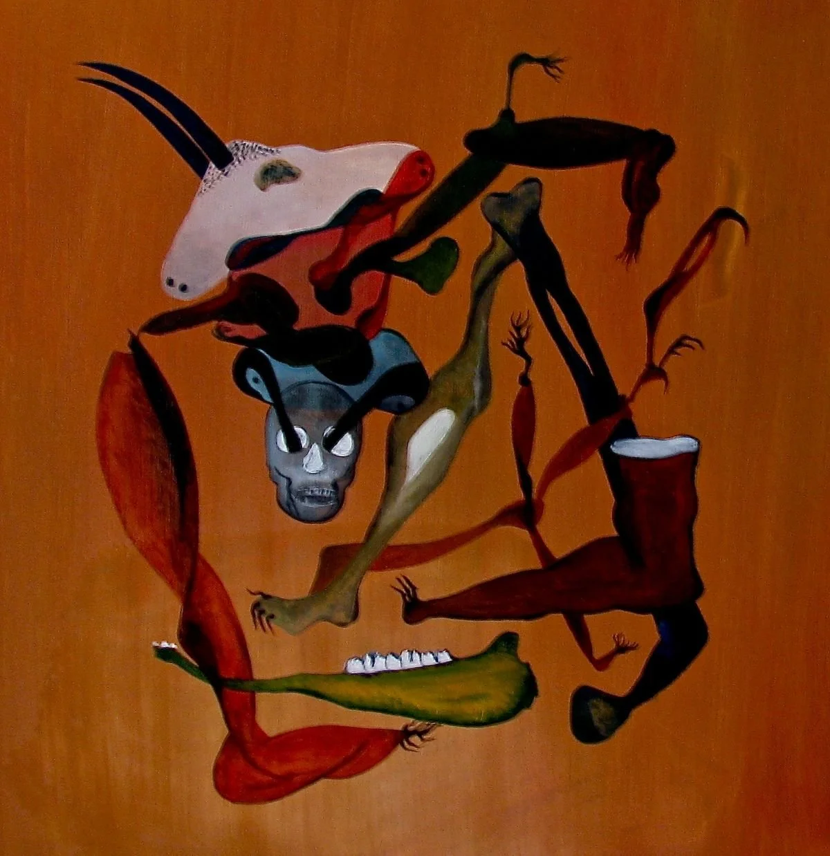 "Progress" 
Oil on Plywood, 27"X27"
New York, 2011