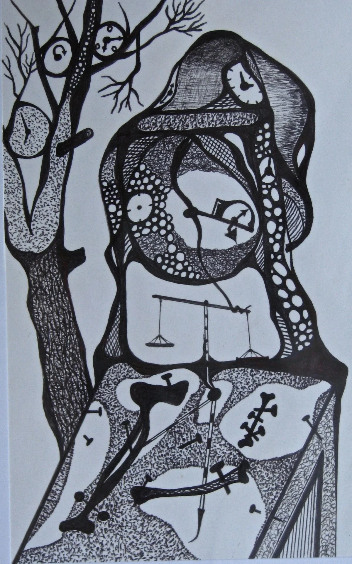 "Necropolis"
Pen on Paper
New York, 2012