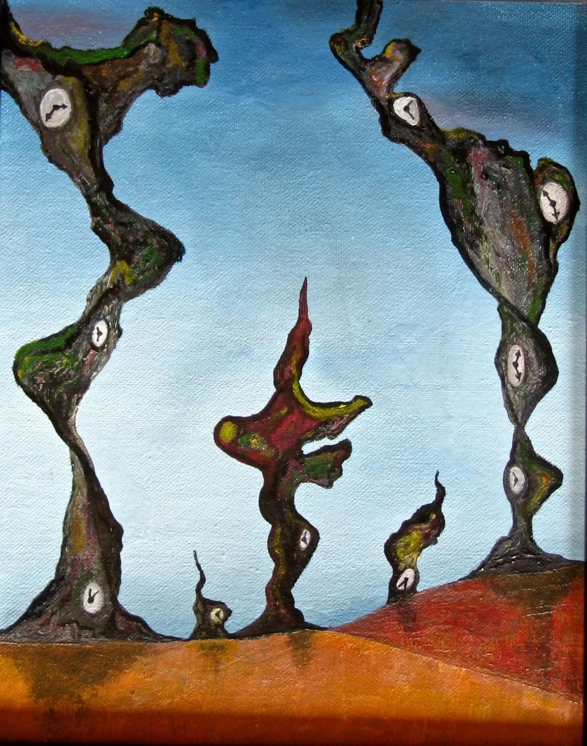 "Empire of Time" 
Oil on Canvas
Yerevan, Summer 2012