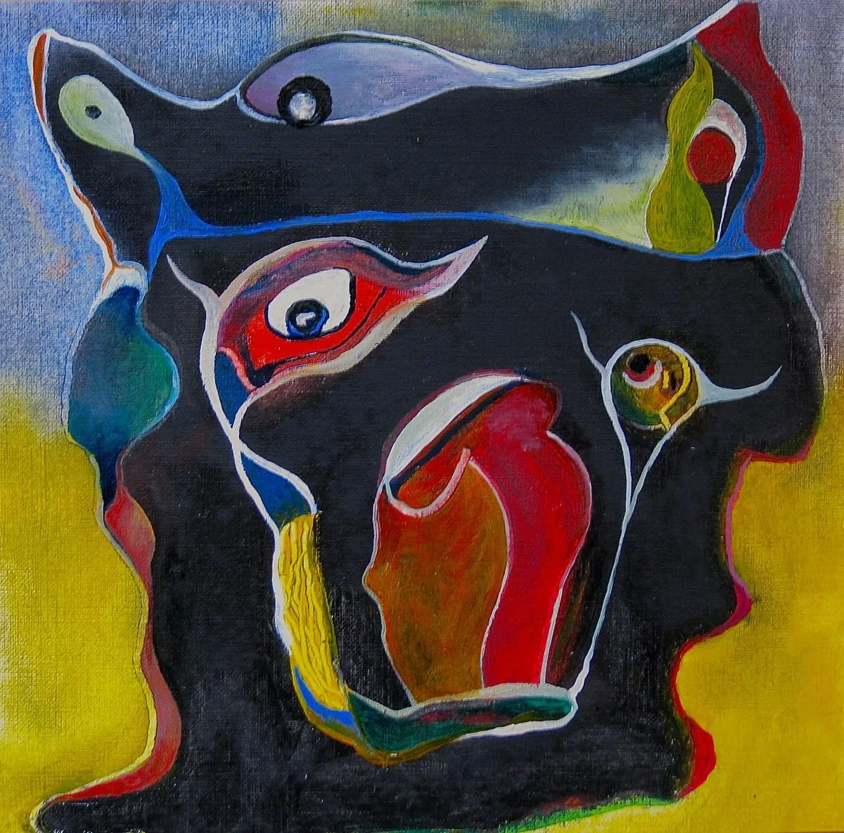 "The Emperor's Head"
Oil on Canvas, 9"X9"
New York, 2014