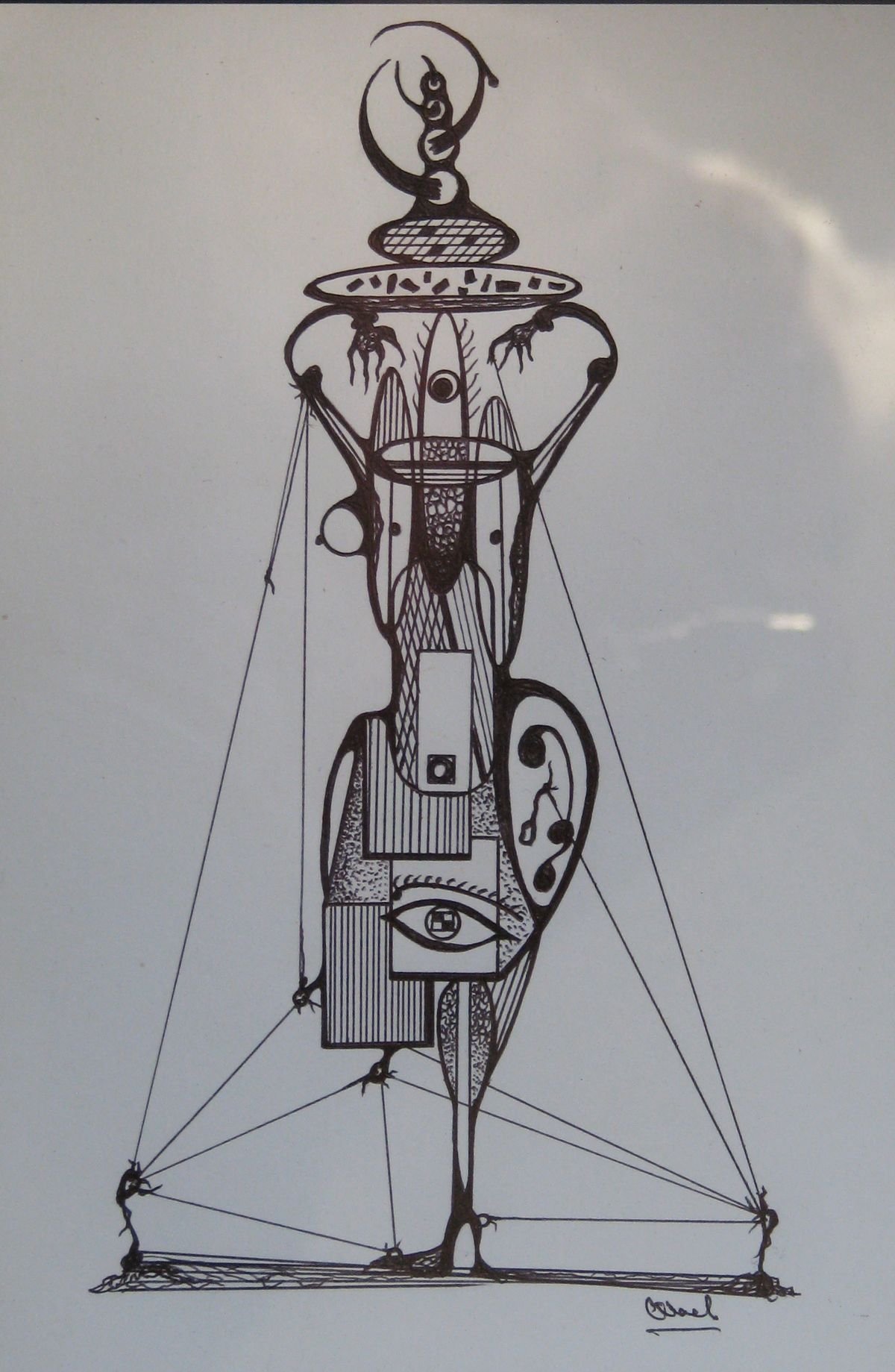 "The Servant, the Waiter, and the Slave" 
Pen on Paper
Yerevan, Summer 2013