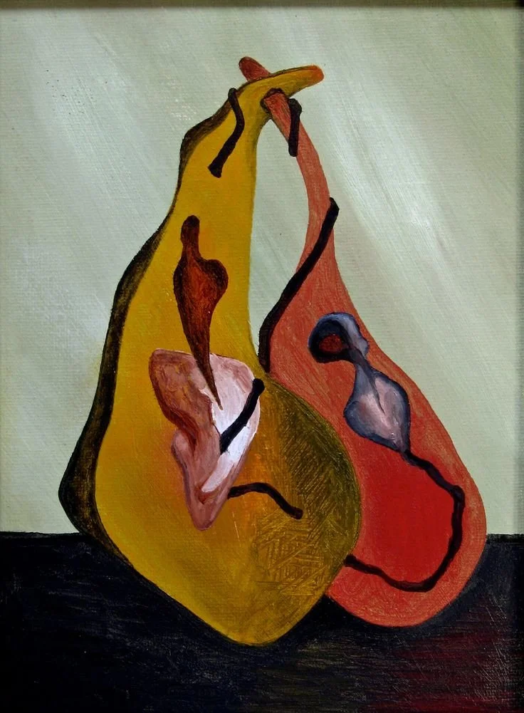 "Romance, I" 
Oil on Canvas Board
Montreal, 2004