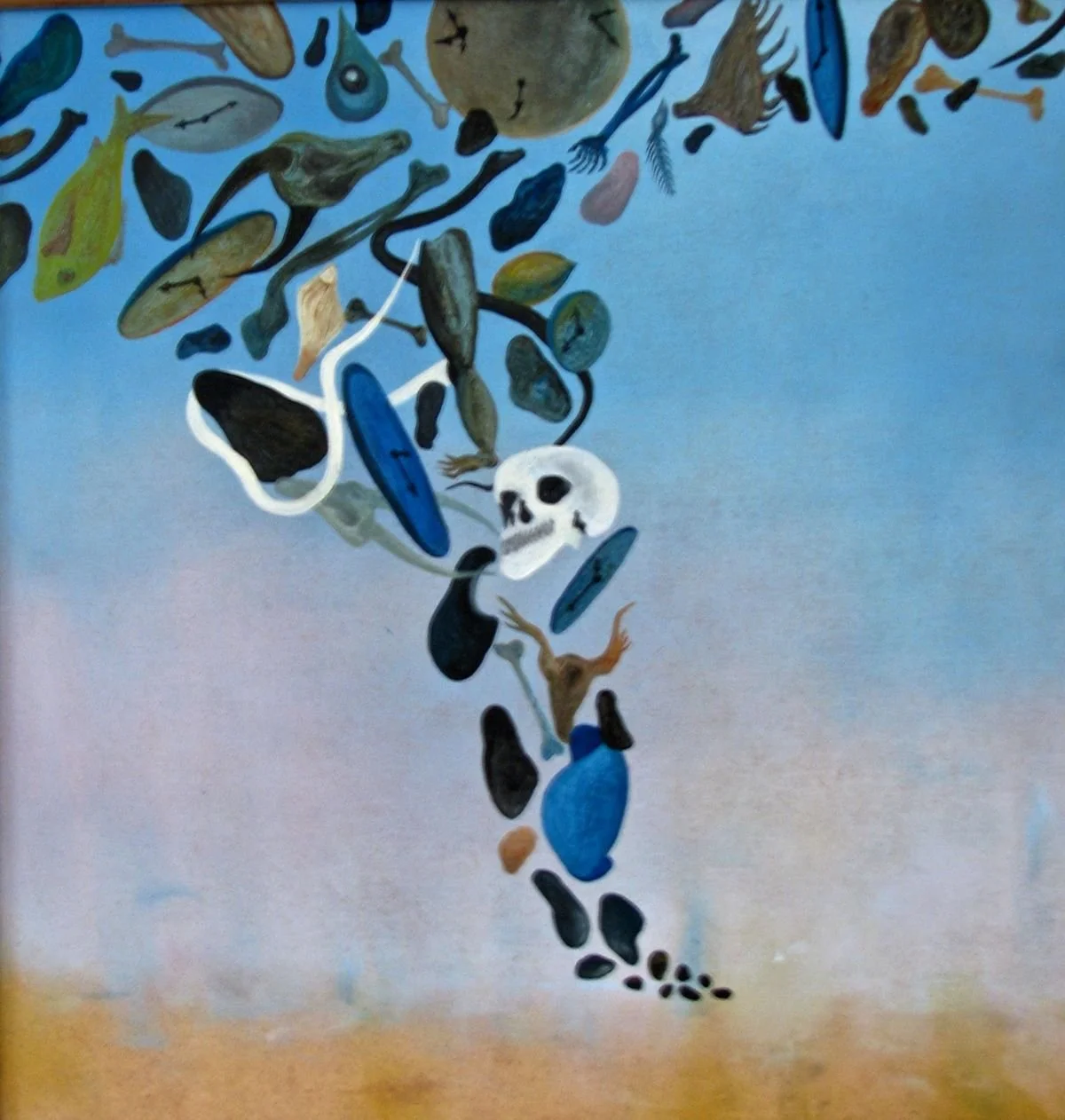 "Modern Resurrection"
Oil on Fiberboard, 10"X10"
Yerevan, 2012