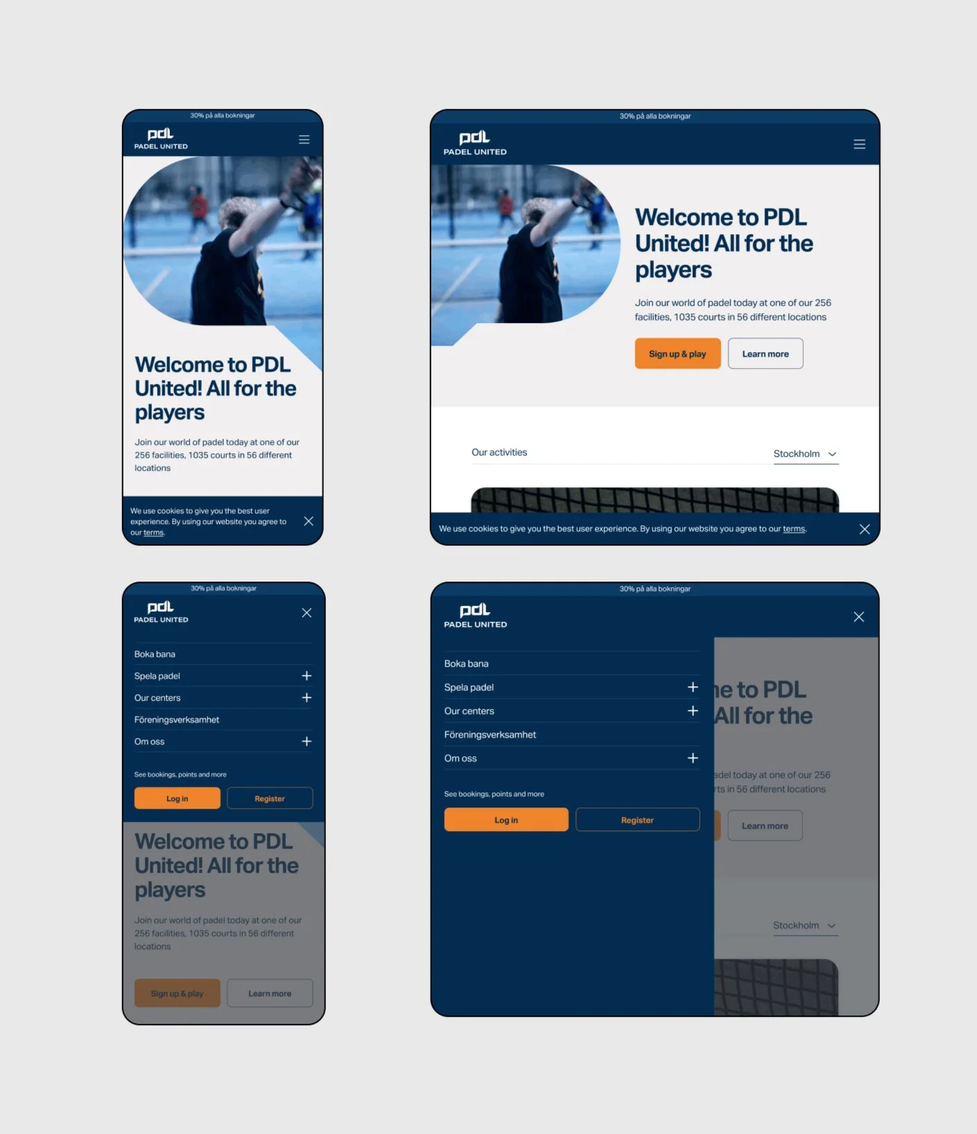 PDL United: Designing a Website and Booking System as One Coherent Digital Product.