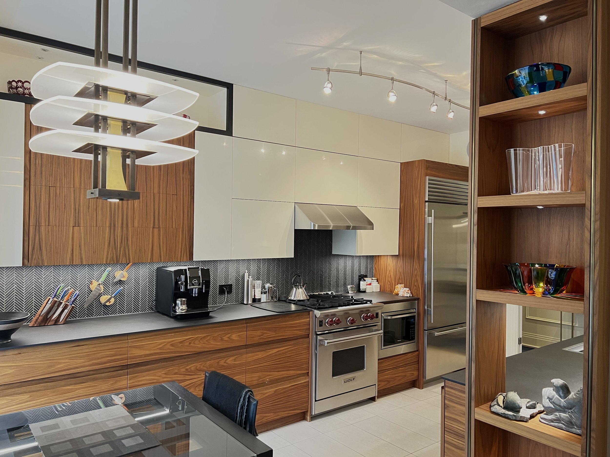 Renovated Kitchen in Art Collector's Residence