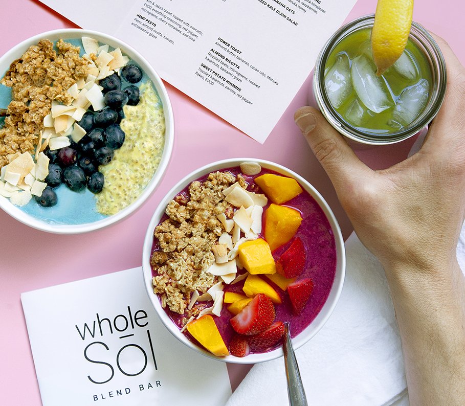 Whole Sol Blend Bar | Restaurant Branding