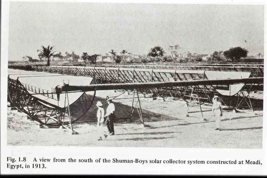 Solar Panels. 1913