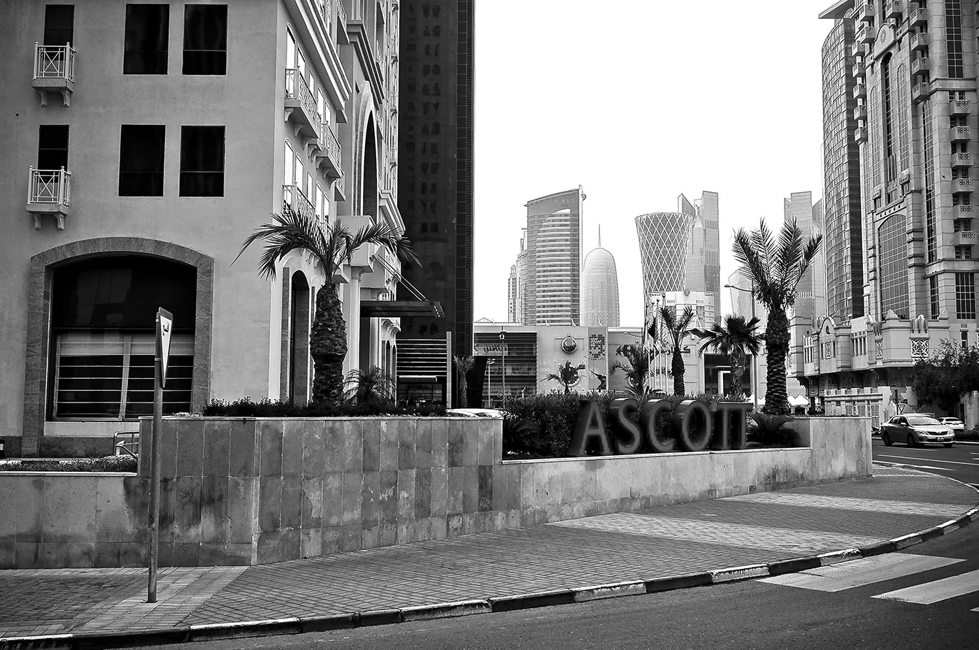 Empty streets in West Bay. 2013 
