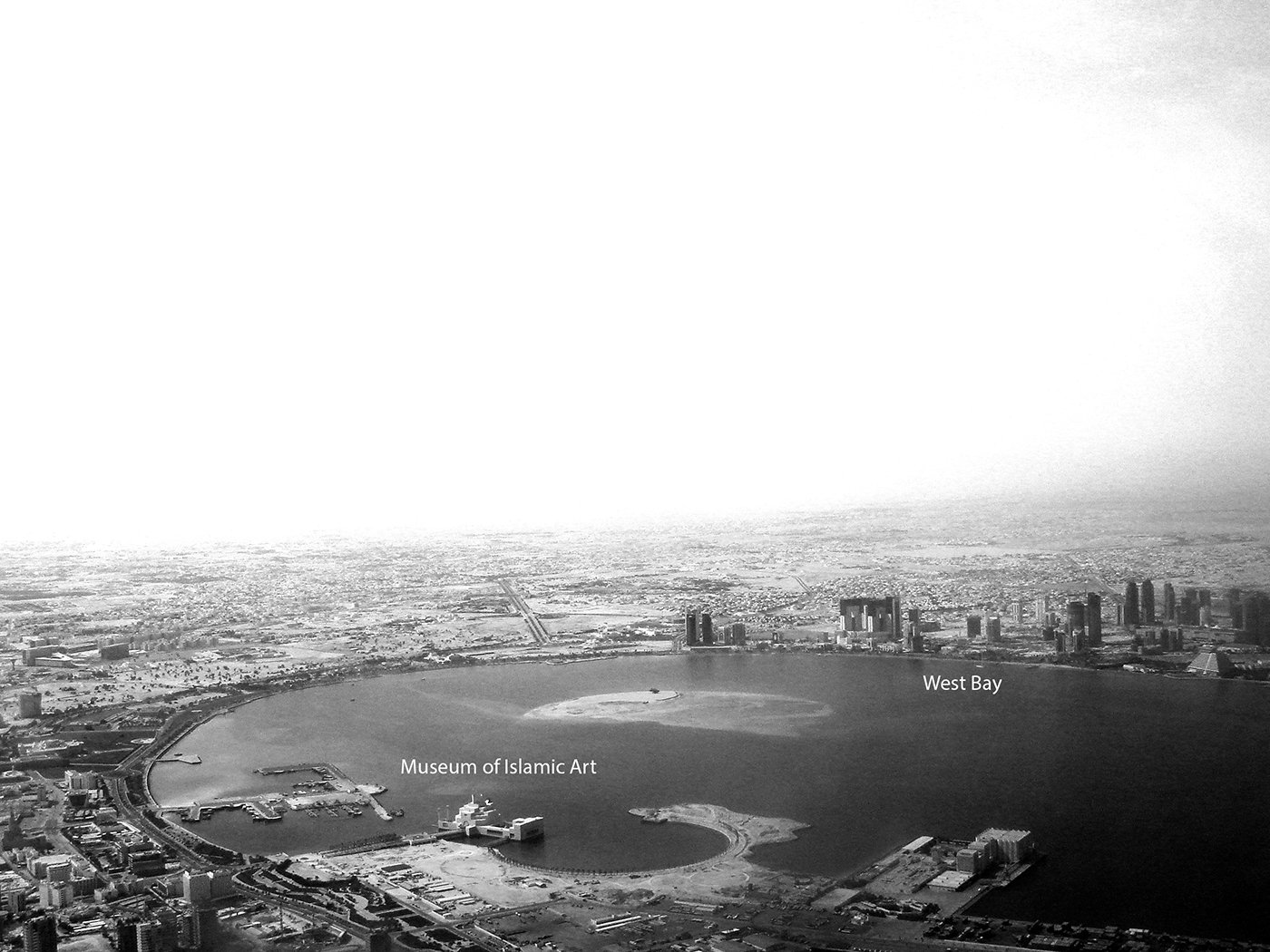 Aerial View of Doha’s Corniche . 2007