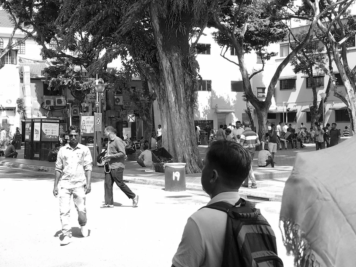 Square with a Tree. Singapore (Photo: Aurelie)