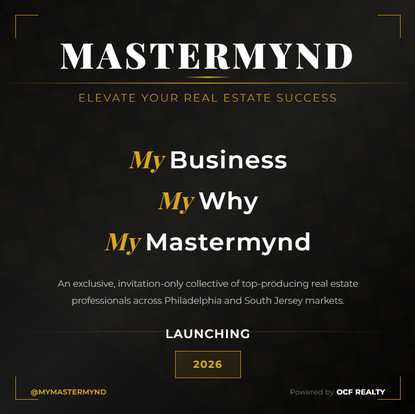 A promotional graphic for MastermYnd, a real estate professional network, featuring the text 'Elevate your real estate success' and highlighting their services for business, purpose, and mastery, launching in 2026.