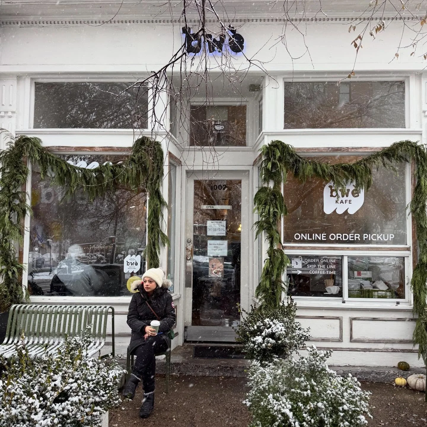 Coffee feels good today.