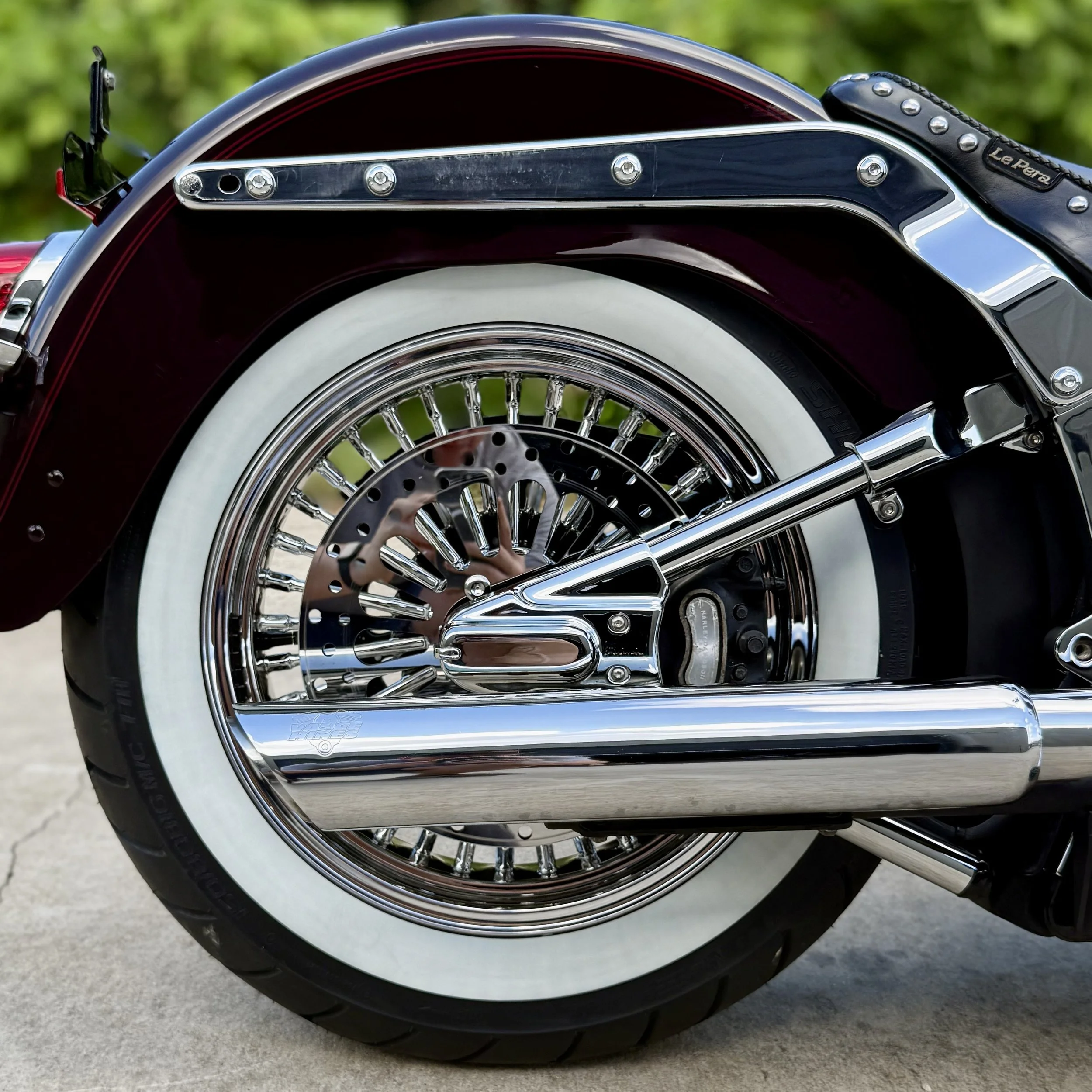 2007 Harley Davidson FLSTC Heritage Softail Classic - Black Cherry Pearl