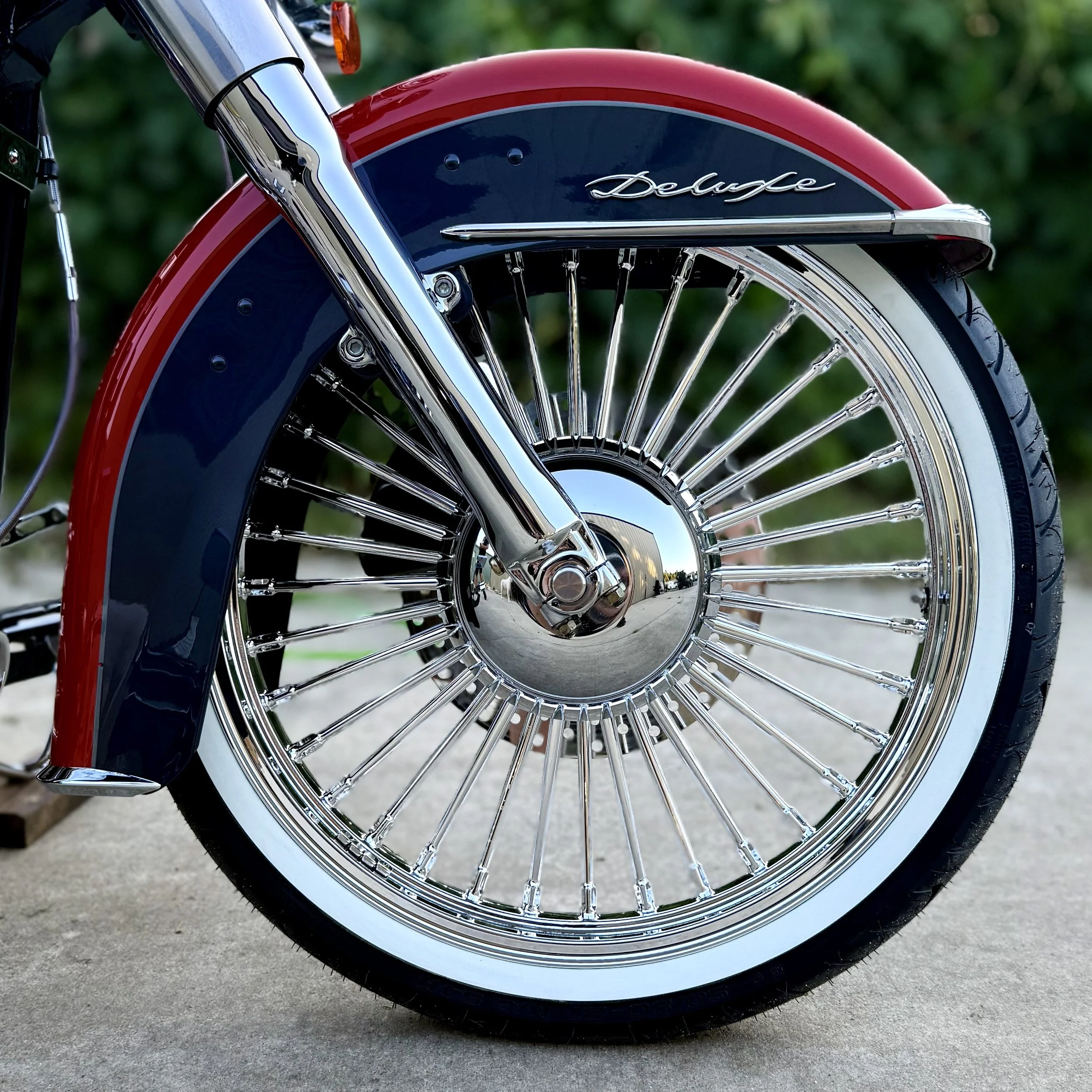 2006 Harley Davidson FLSTNI Heritage Softail Deluxe - Scarlett Red/Charcoal Satin