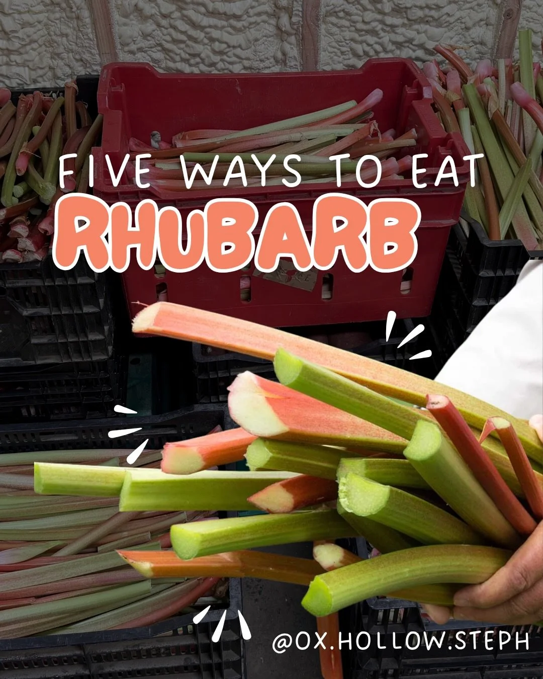 We&rsquo;re nearing the end of Rhubarb season! 

Tart, bright, and super yummy. 

Grab some at the markets this week and try something new ❤️