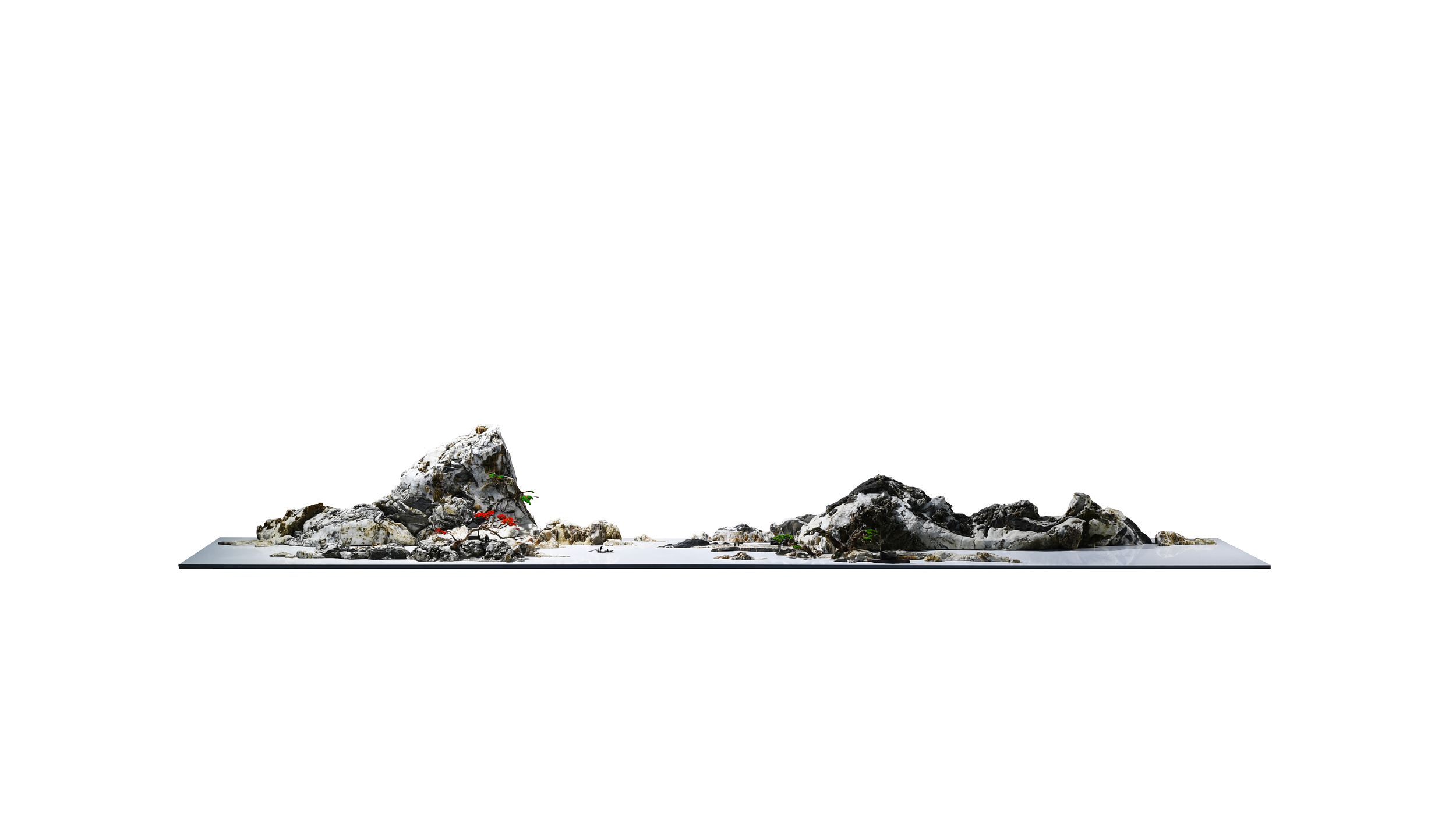
Veiled Haze 水墨空濛, Xuan Stone