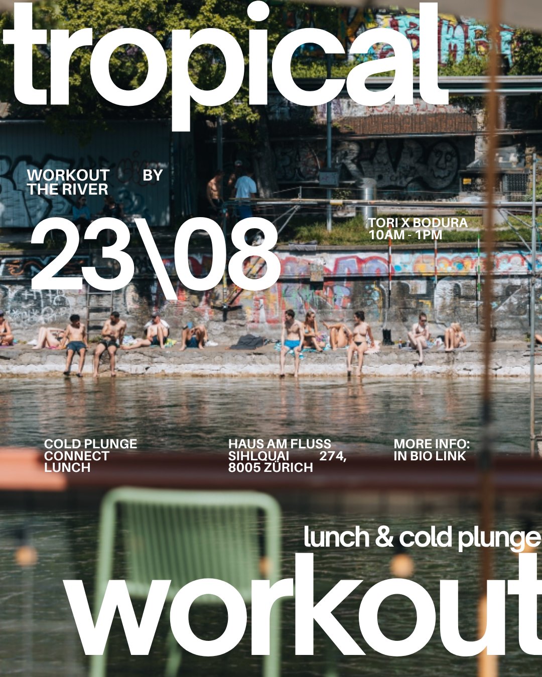 Tropical Workout, Cold Plunge & Lunch