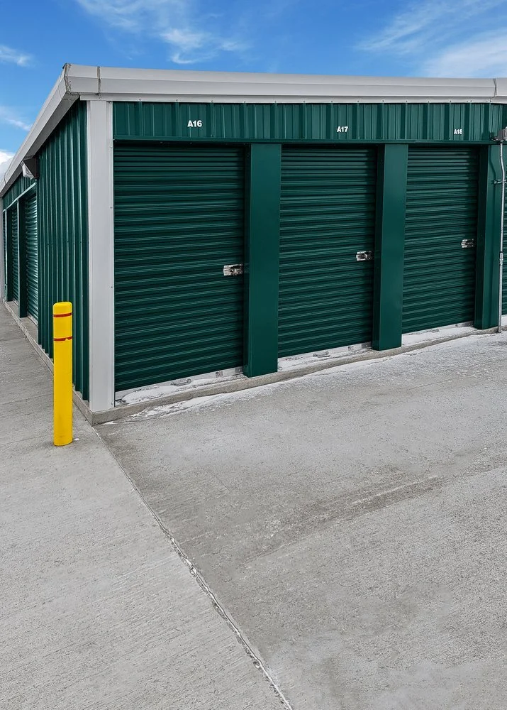 Outside Drive-Up Storage Units