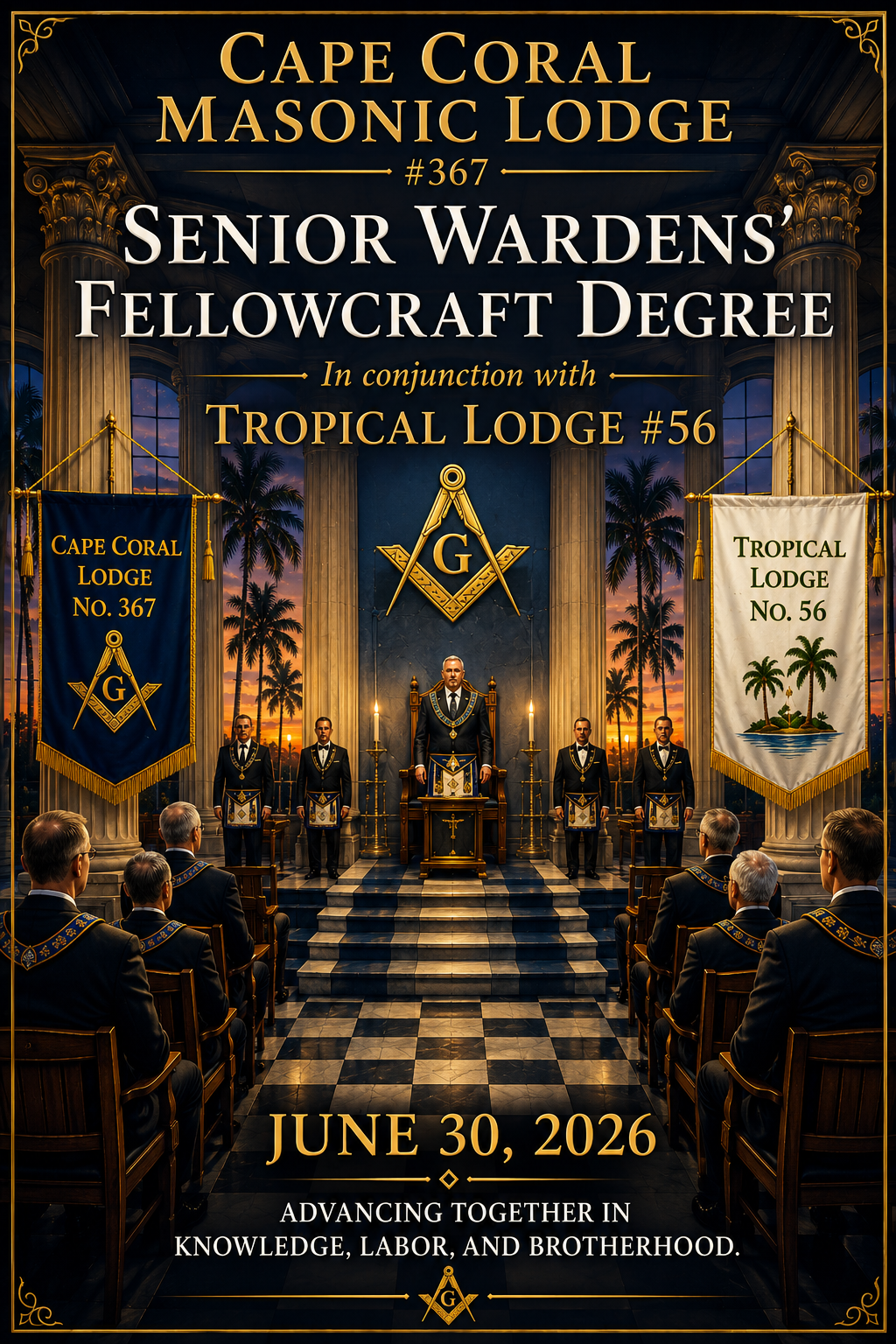 Senior Wardens’ Fellowcraft Degree