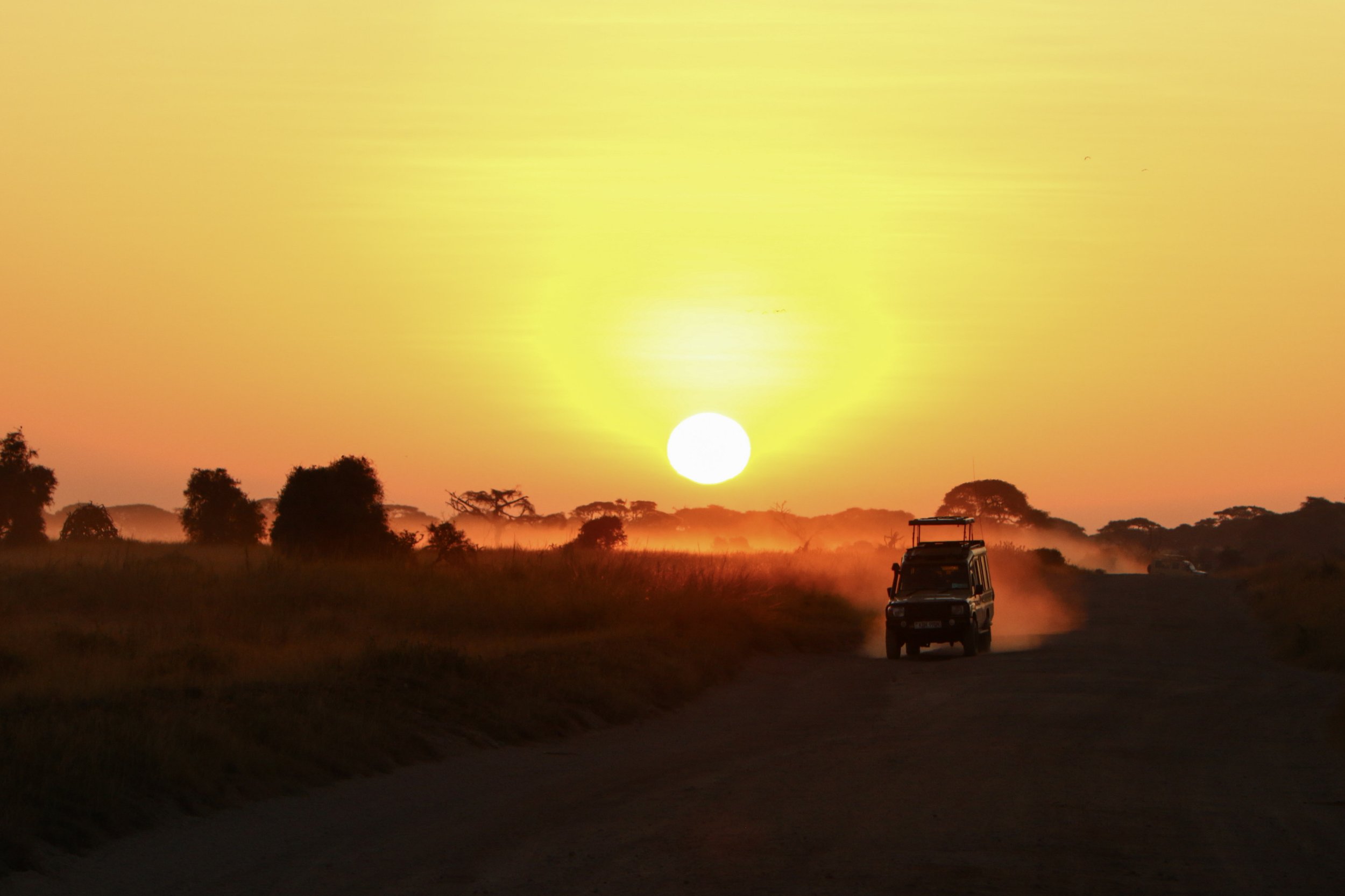 Into Amboseli National Park, Kenya