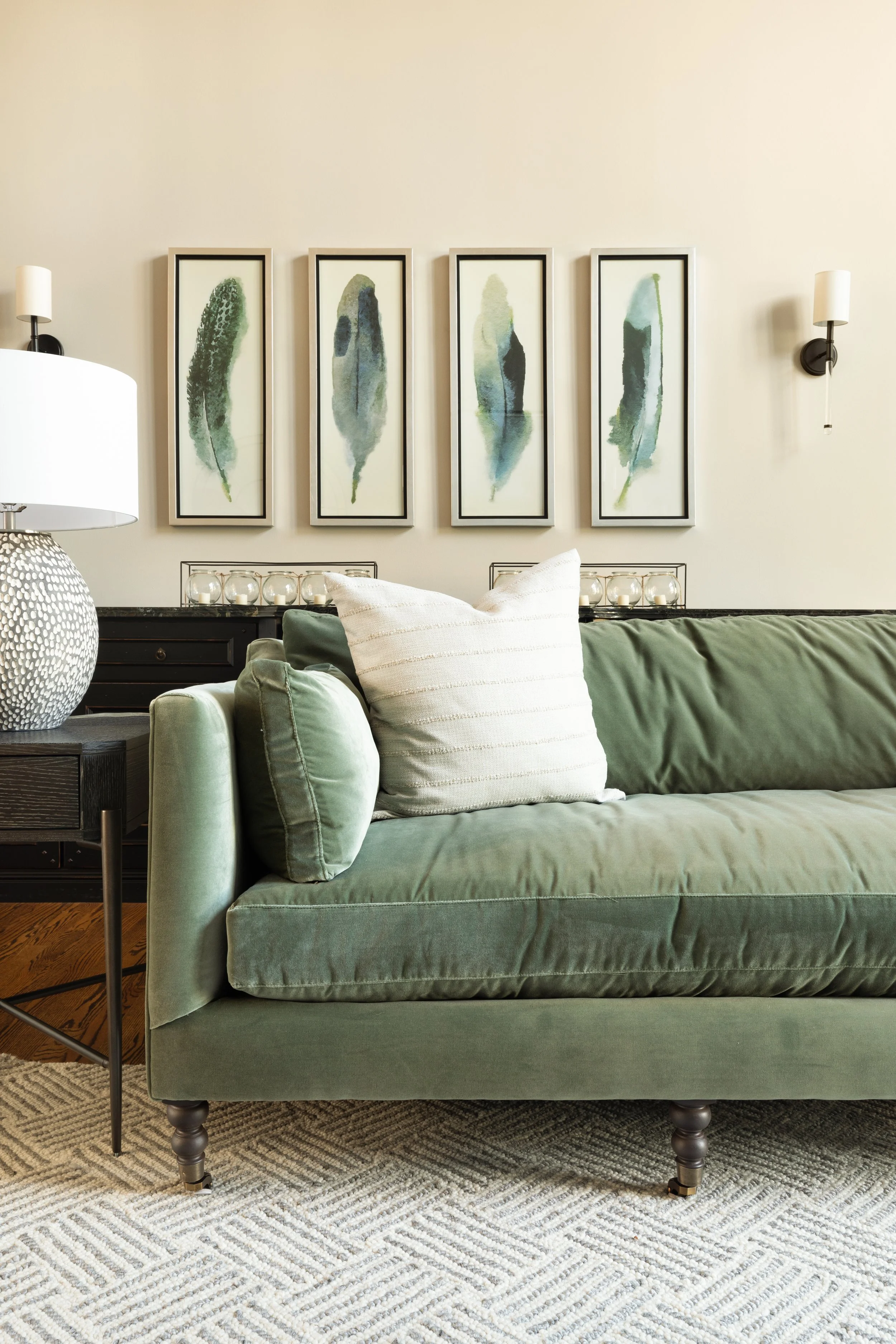 Refined Living Room, Des Peres MO