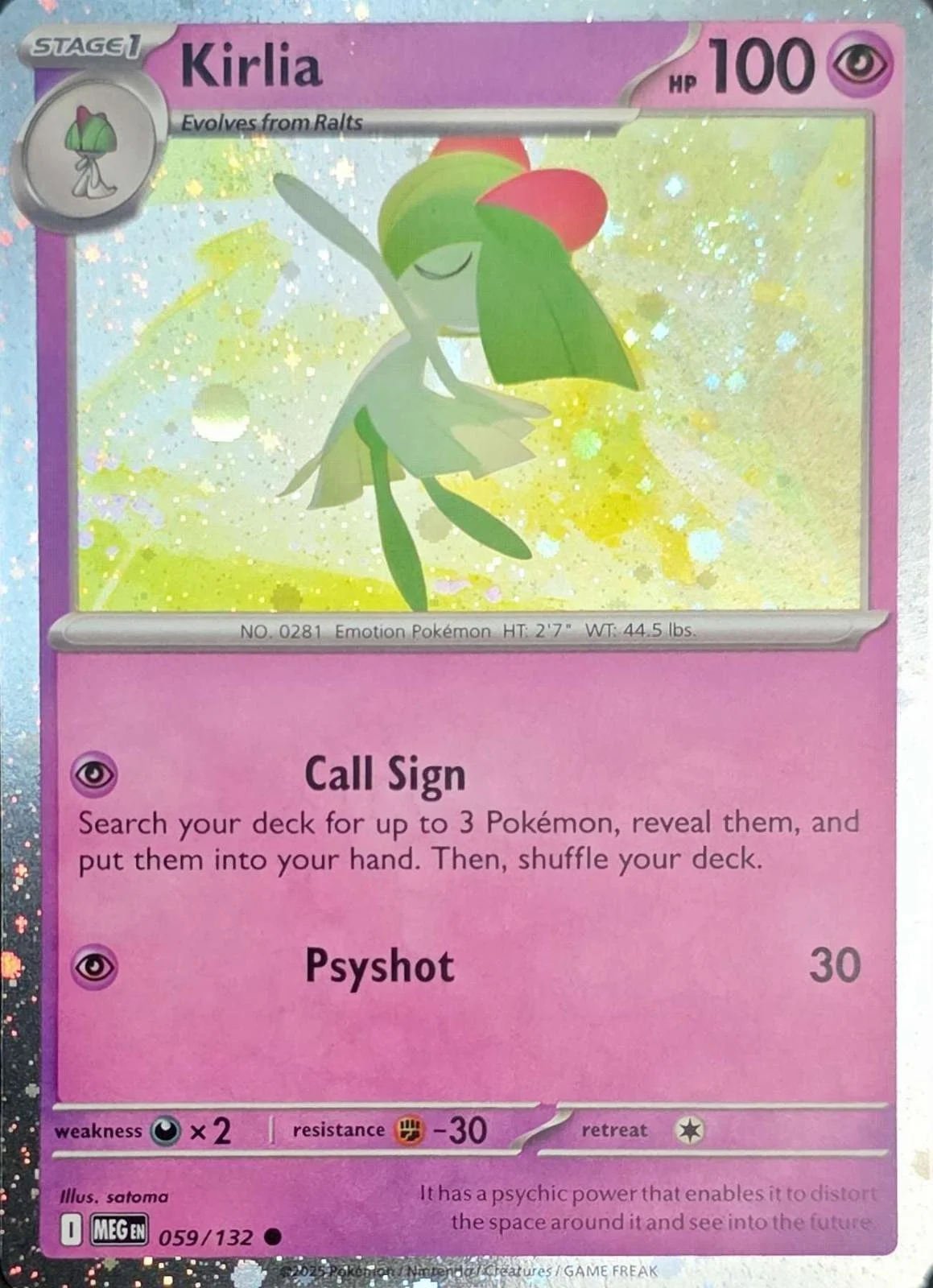 Kirlia 059/132 (Cosmos Holo)