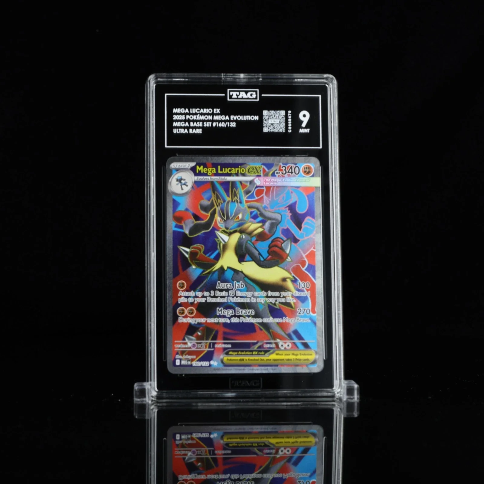 Mega Lucario ex 160/132 - TAG Mint 9
