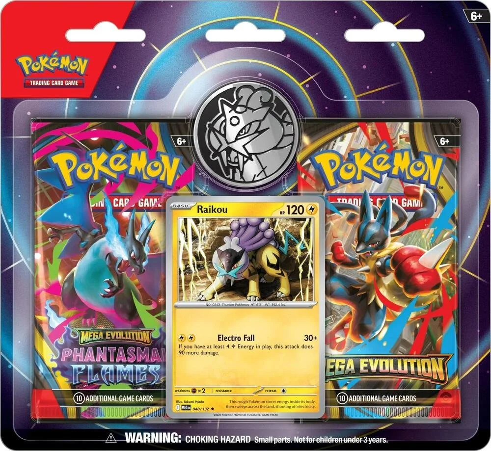 Mega Evolution Base Set Raikou Blister