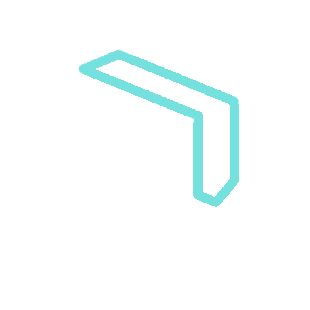 Illustration of a closed cardboard box with a shipping label and a folded tape flap on top.