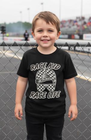 Race Kid Race Life Shirt | Toddler Racing Tee | Infant Race Day Outfit | Motorsports Kids Shirt | Racing Family Apparel
