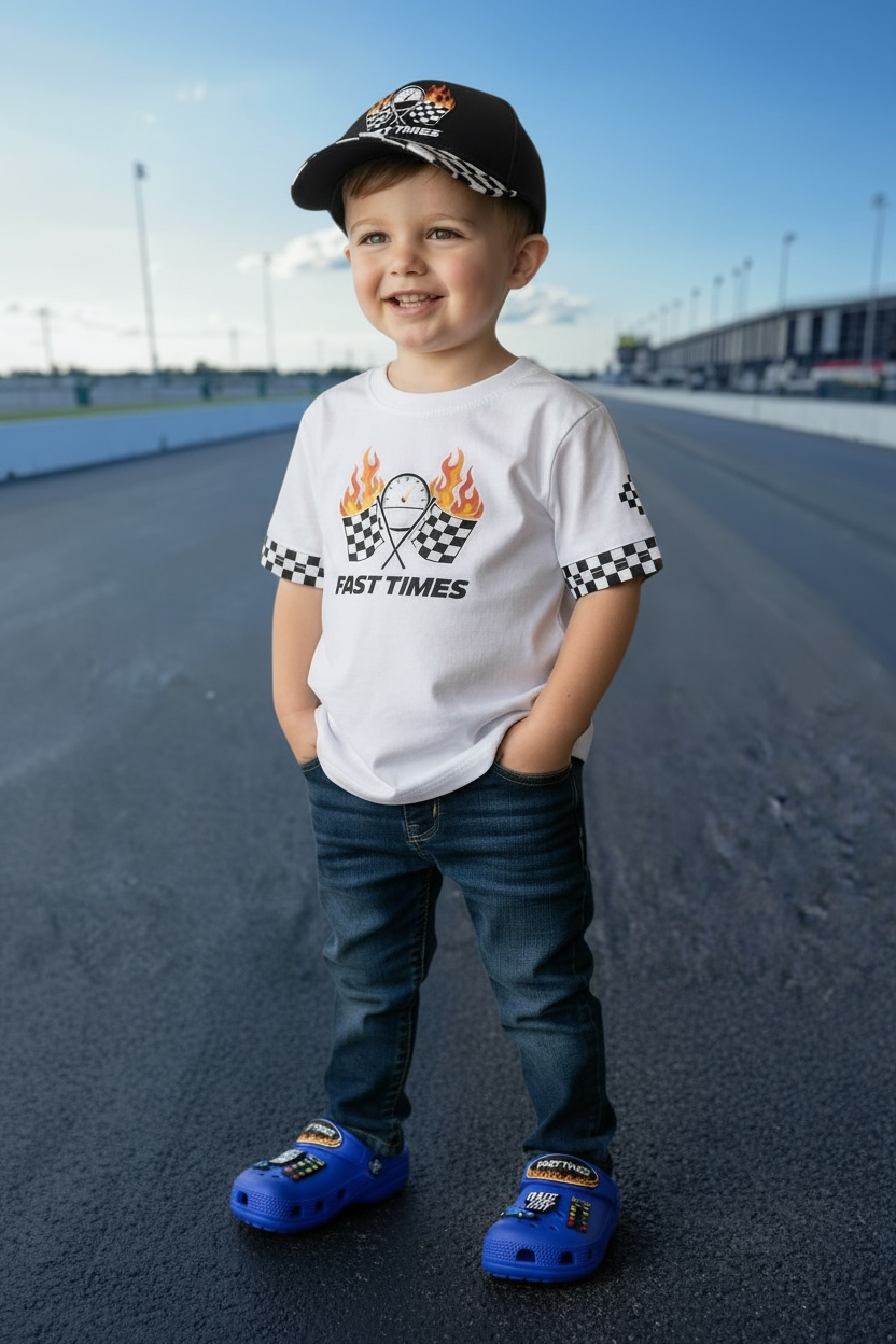 Infant & Toddler Racing Clogs with Charms