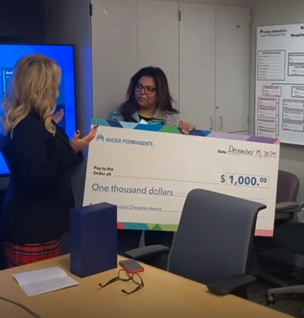 Kaiser Permanente Roseville Medical Center Grants Funding to SAIN