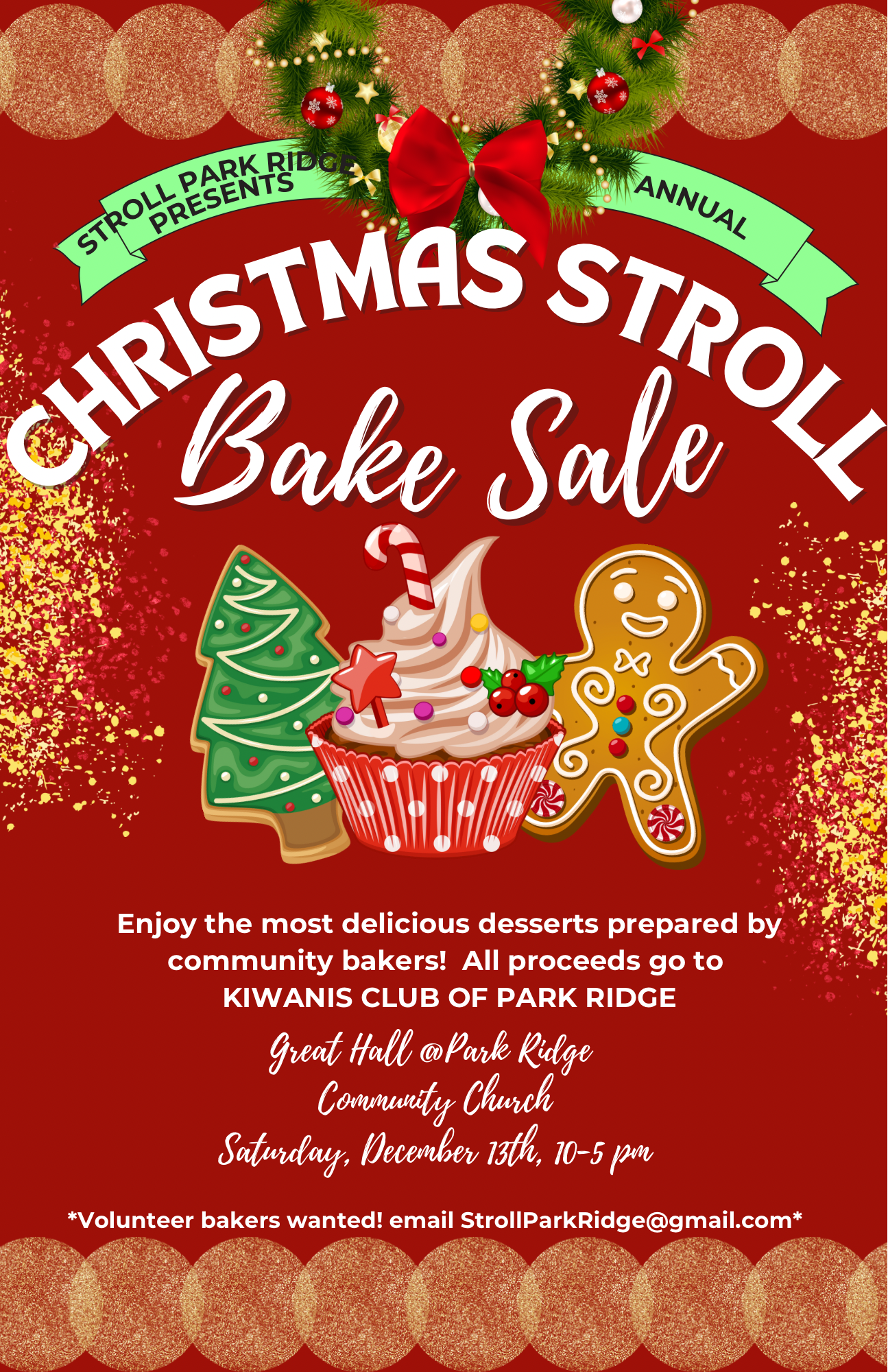 Community Wide Bake Sale at the Park Ridge Christmas Stroll