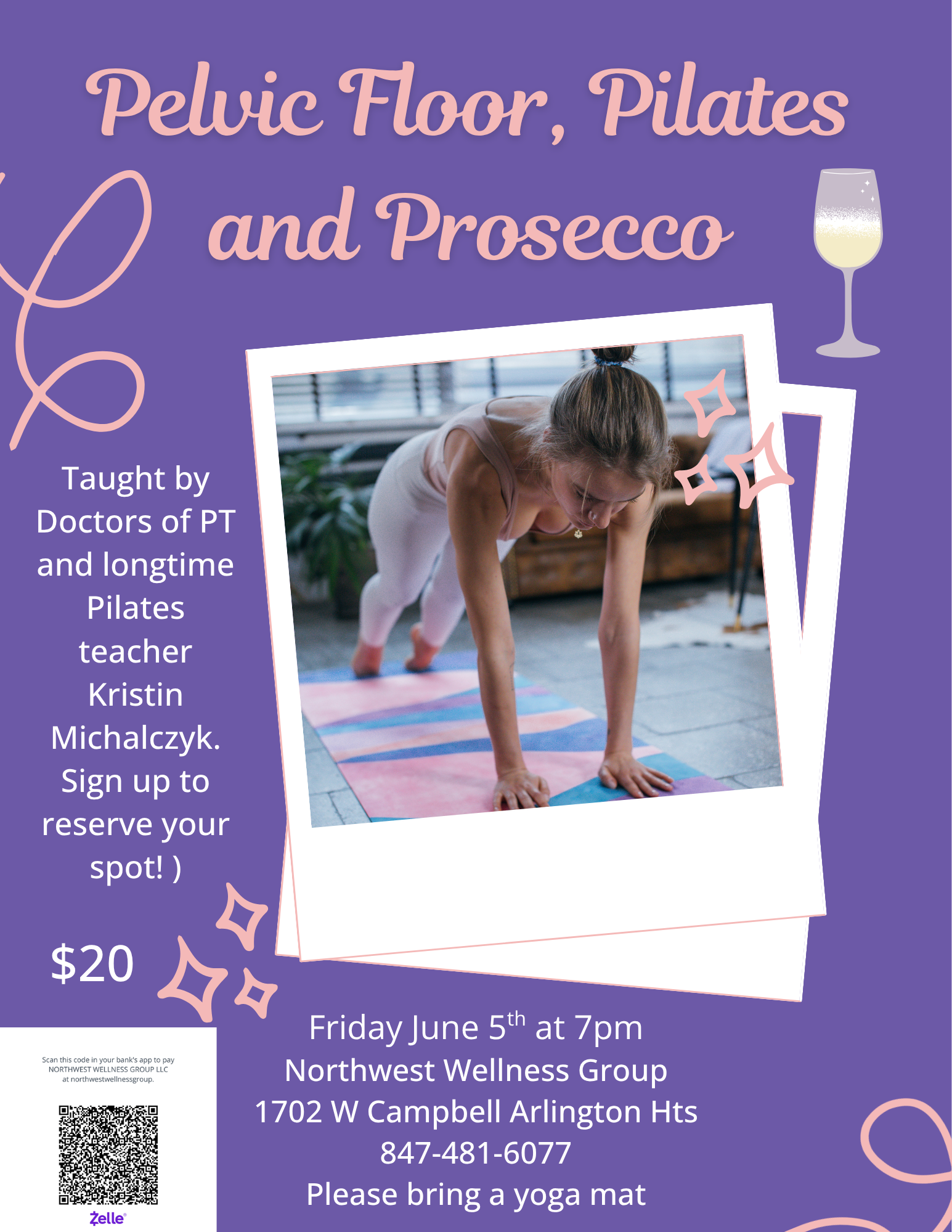 Pelvic Floor, Pilates and Prosecco